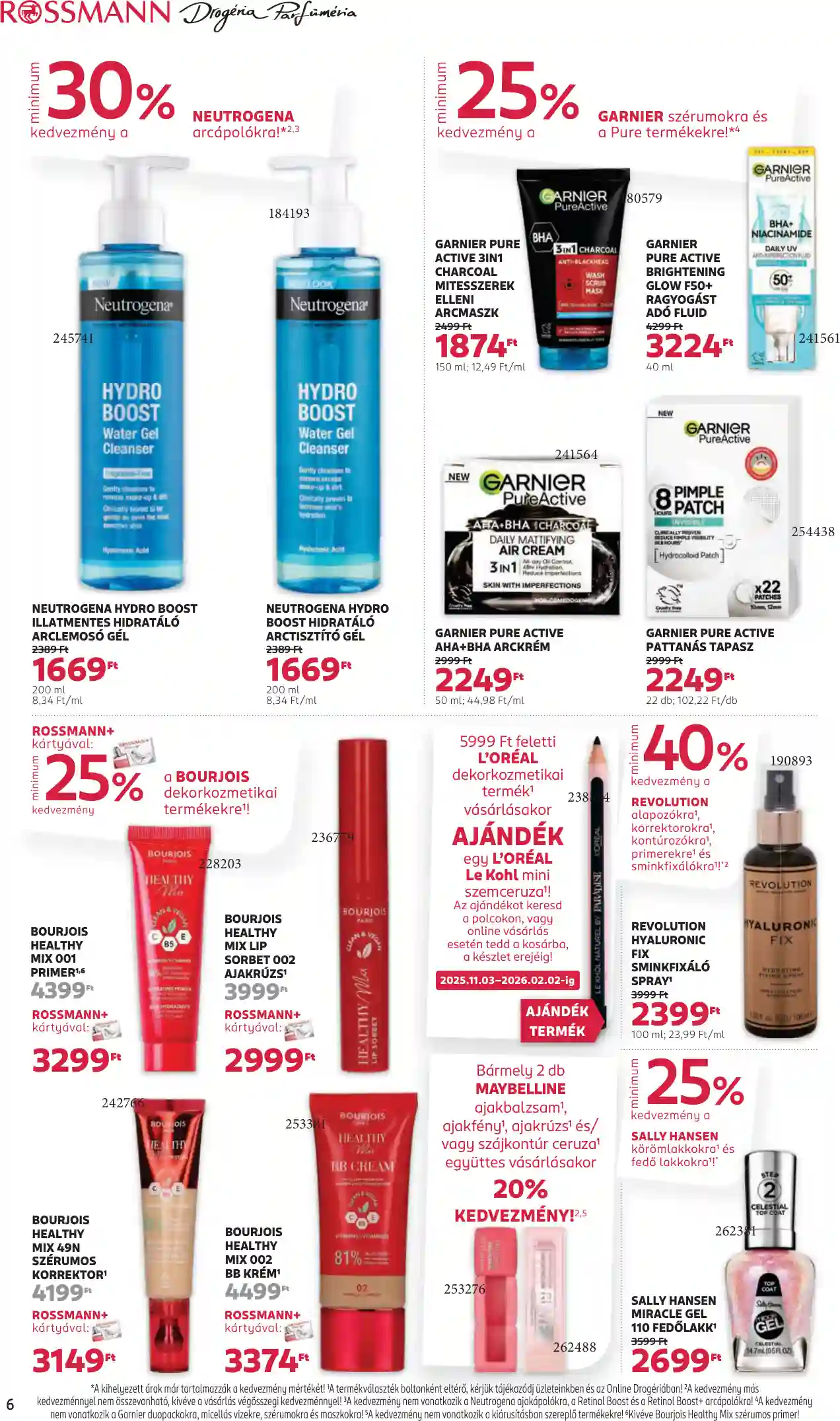Rossmann akciós újság 45. hét (35 oldal)
