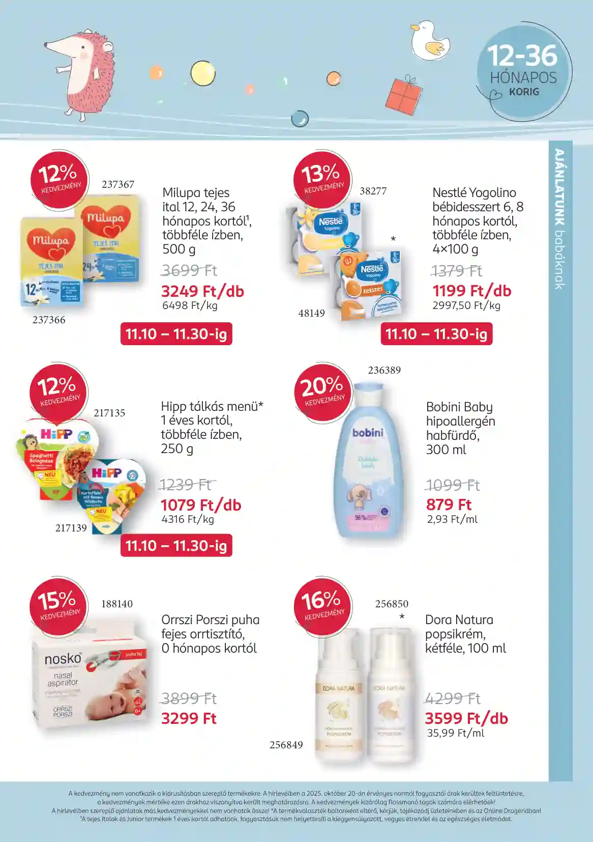 Rossmann akciós újság 46. hét (11 oldal)