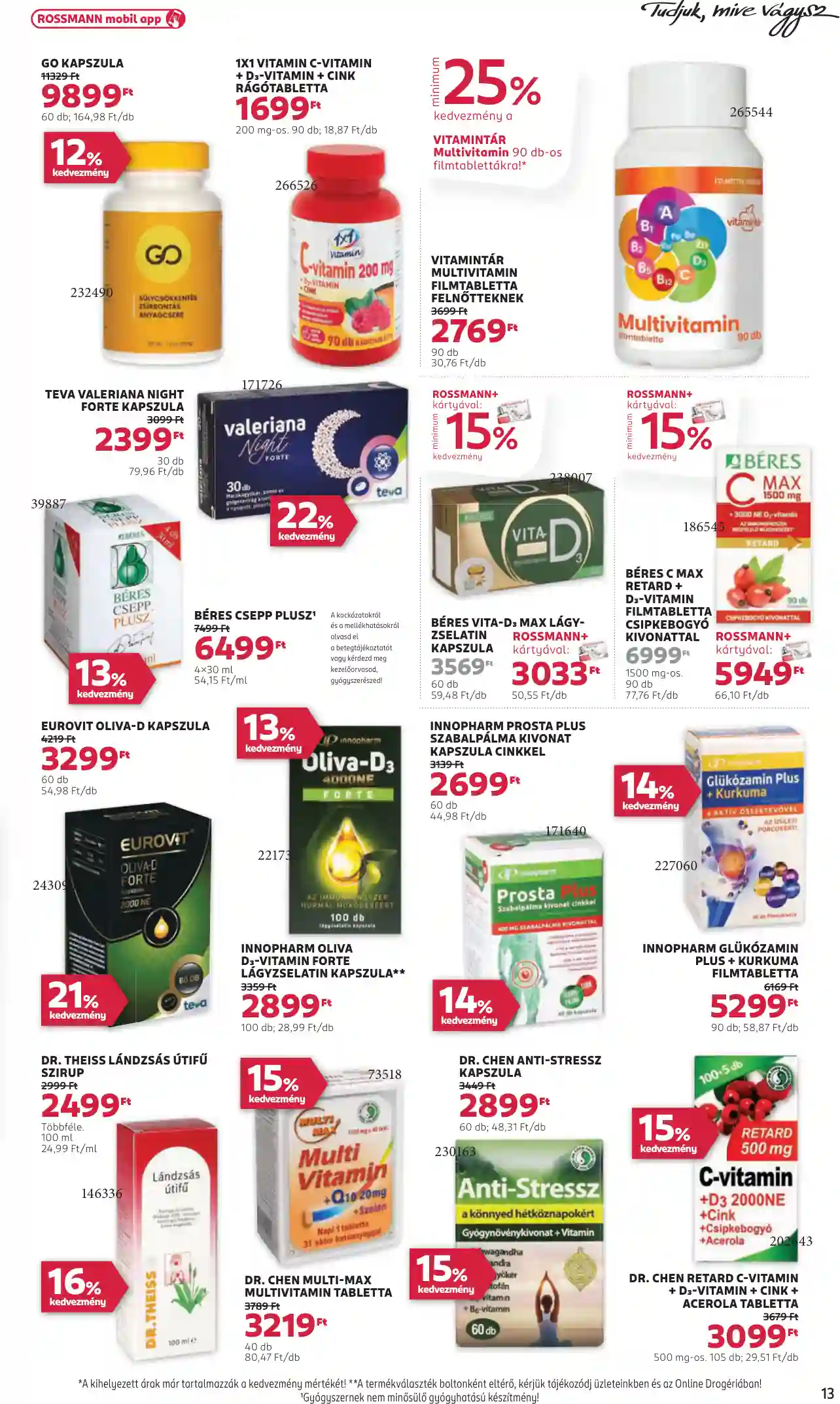 Rossmann akciós újság 47. hét (7 oldal)