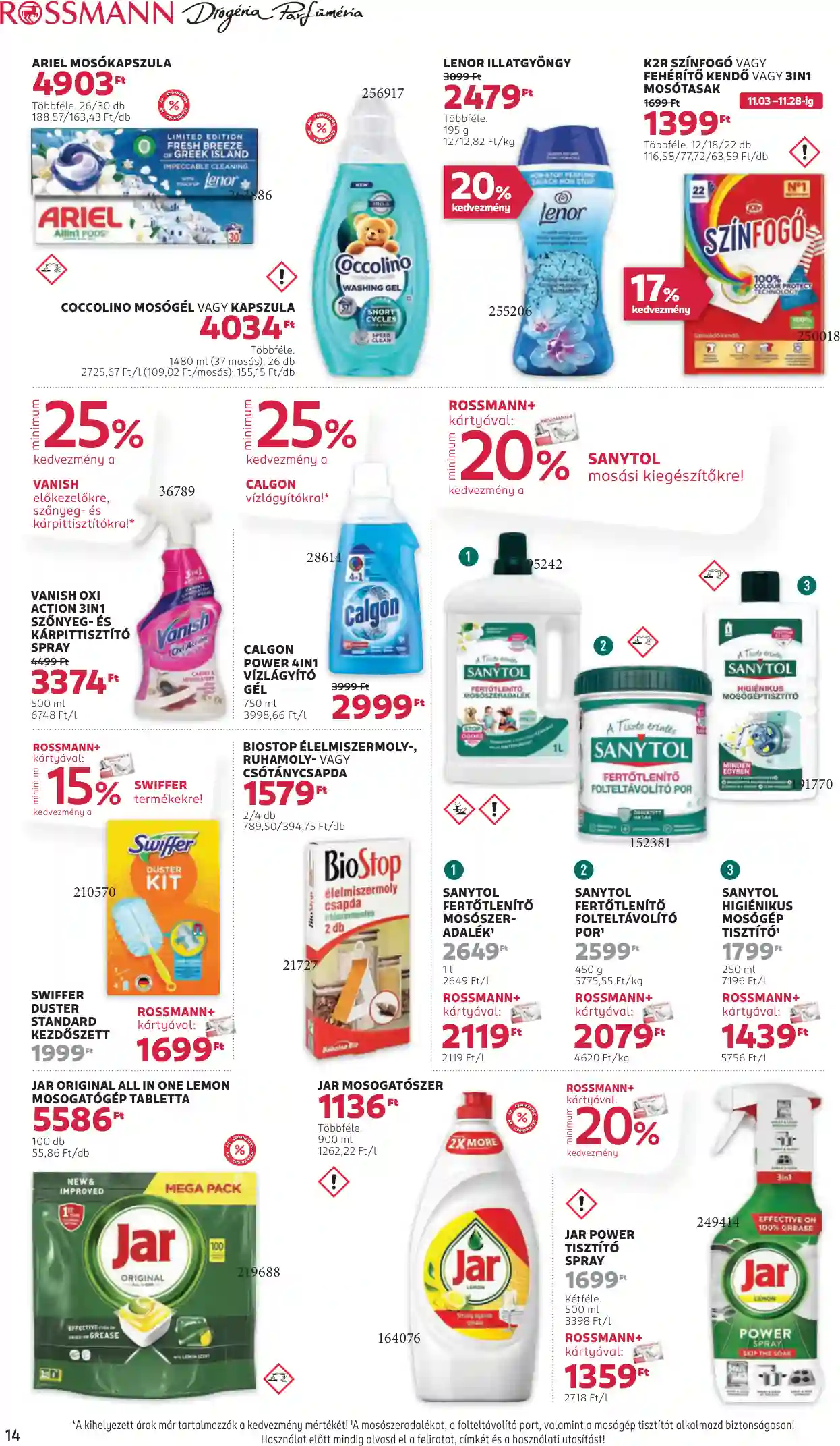 Rossmann akciós újság 47. hét (8 oldal)