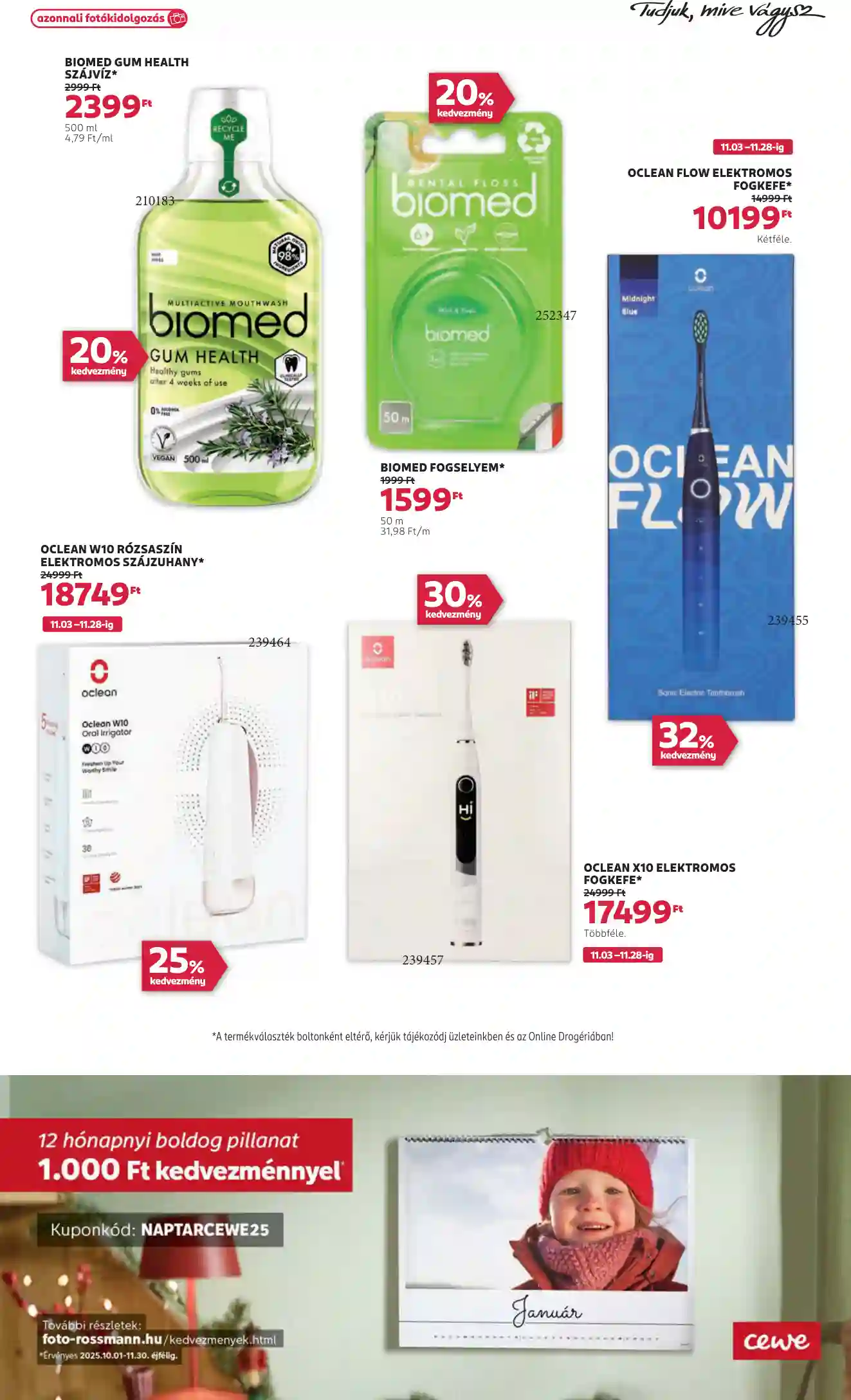 Rossmann akciós újság 47. hét (20 oldal)
