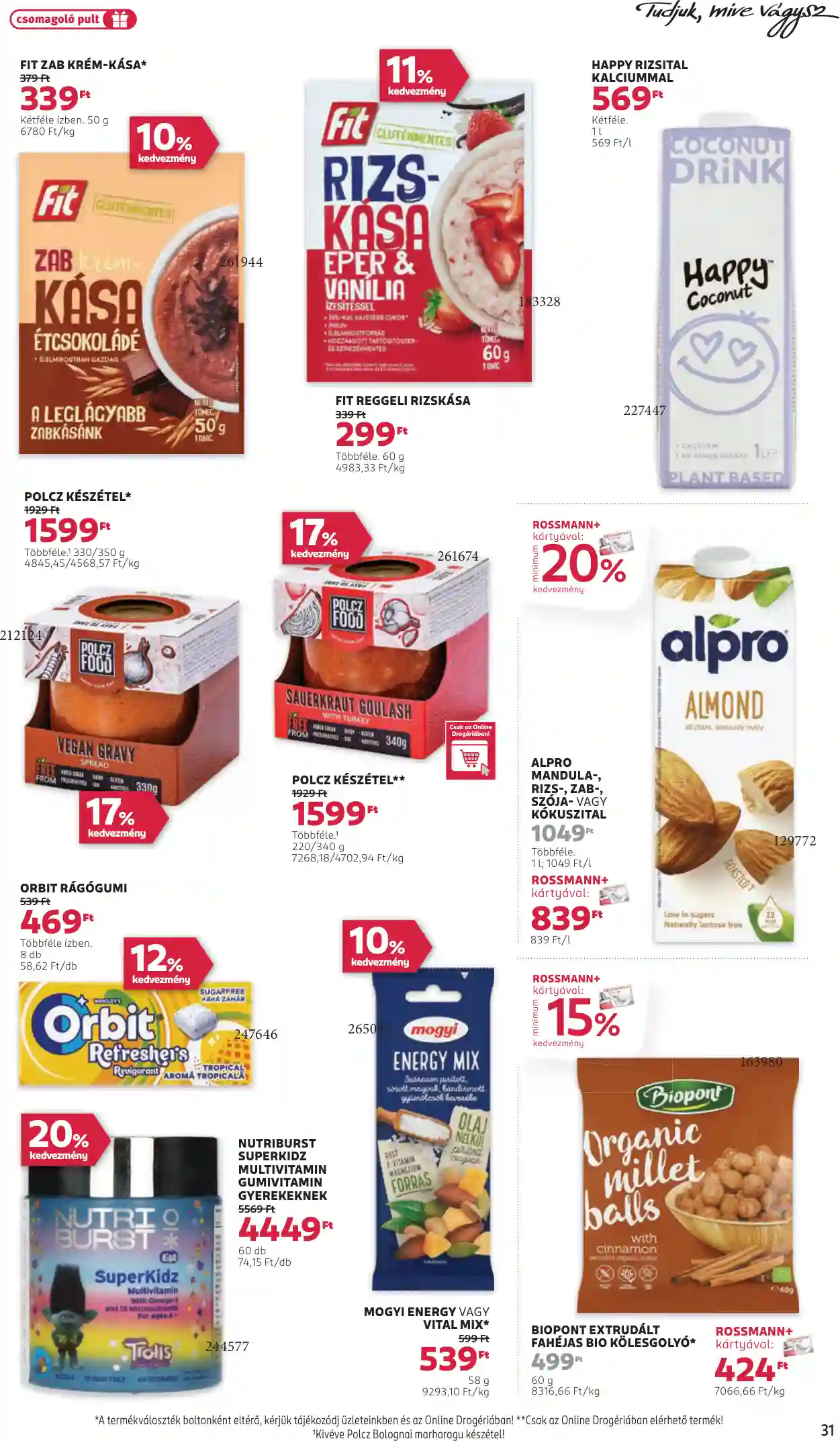 Rossmann akciós újság 47. hét (29 oldal)