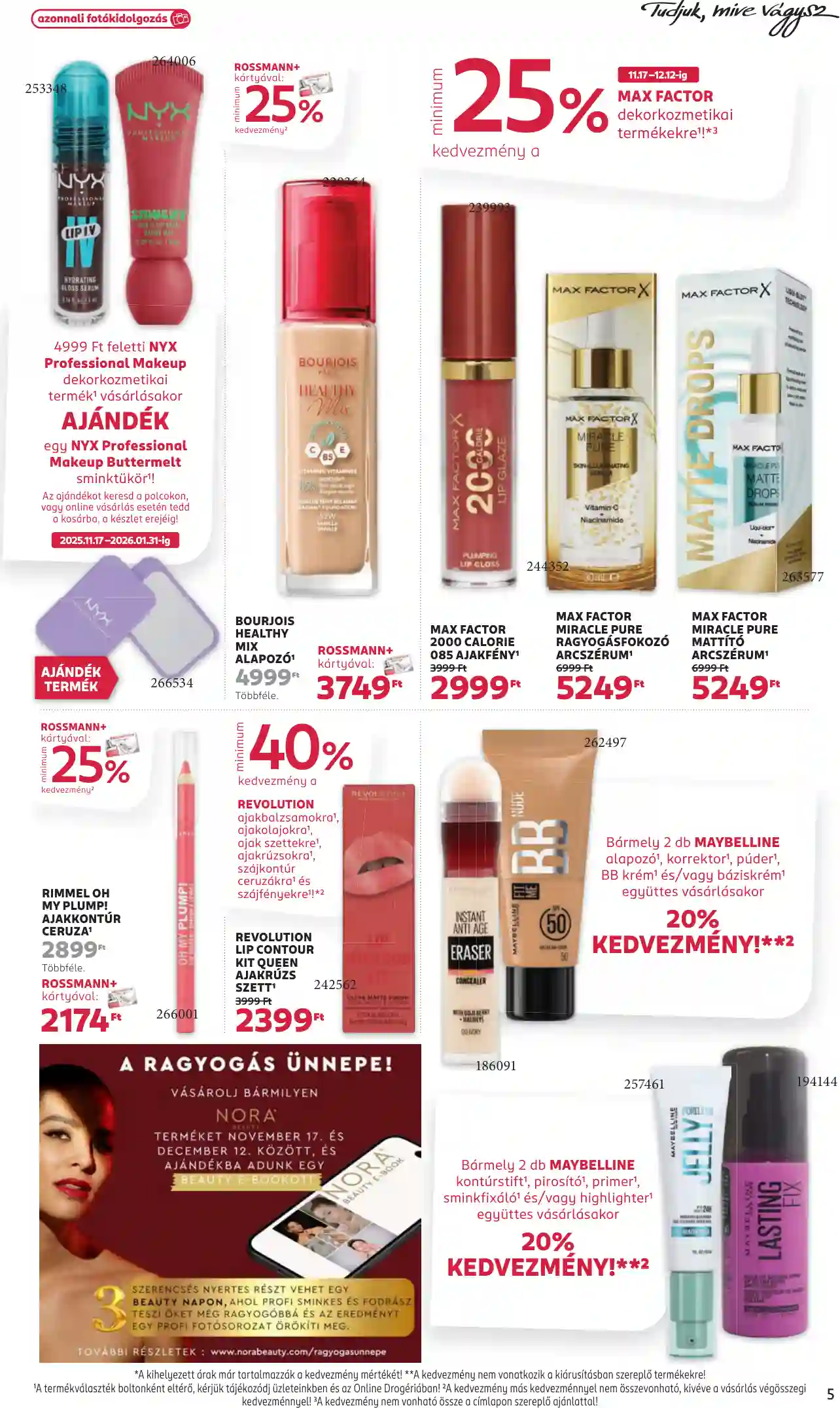Rossmann akciós újság 47. hét (31 oldal)