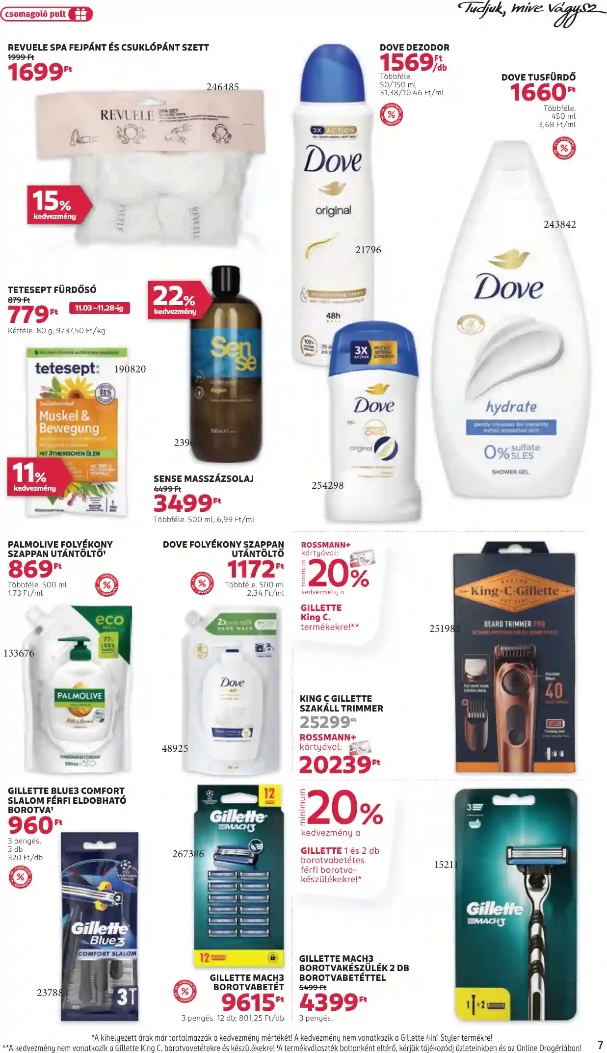 Rossmann akciós újság 47. hét (33 oldal)