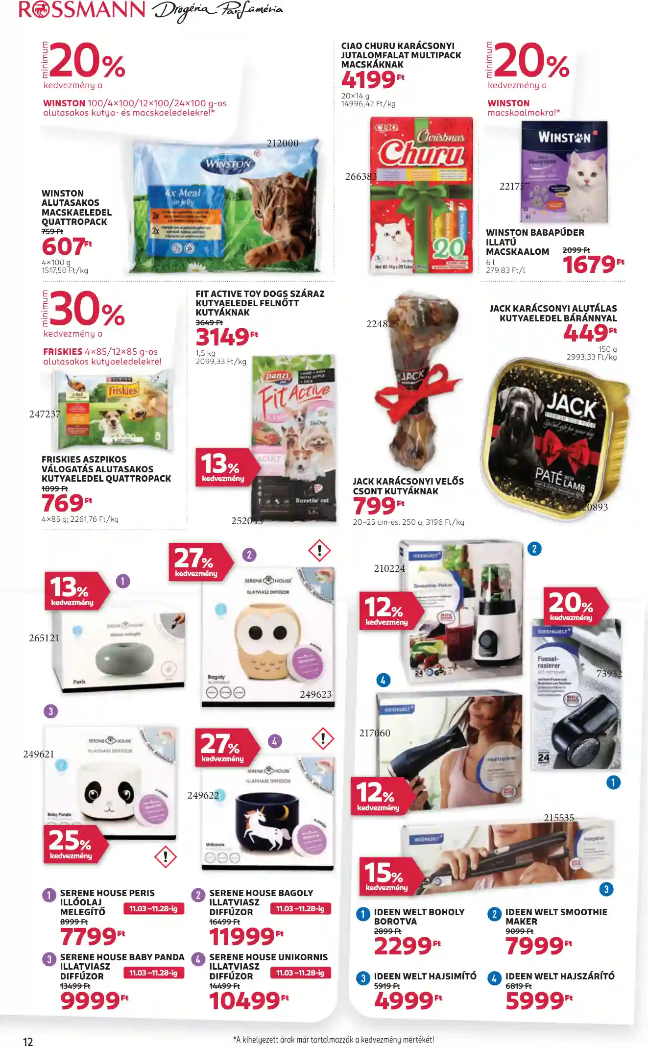 Rossmann akciós újság 47. hét (6 oldal)