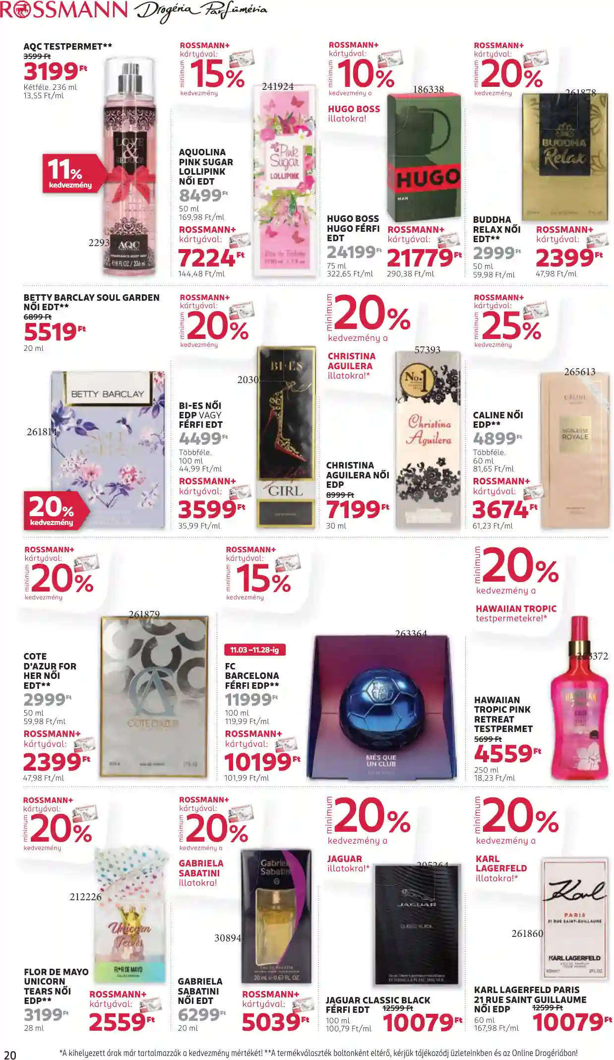 Rossmann akciós újság 47. hét (15 oldal)