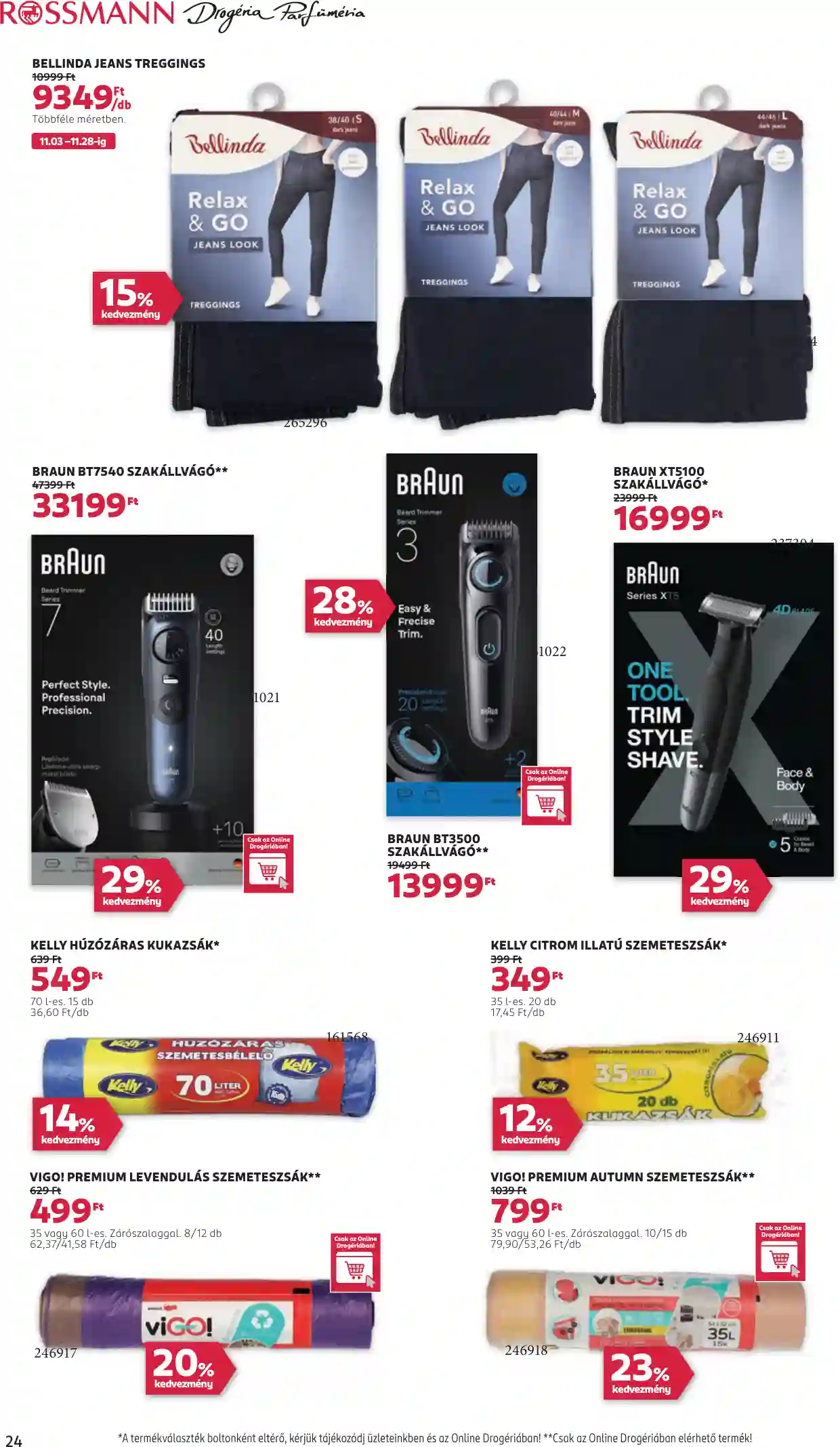 Rossmann akciós újság 47. hét (19 oldal)