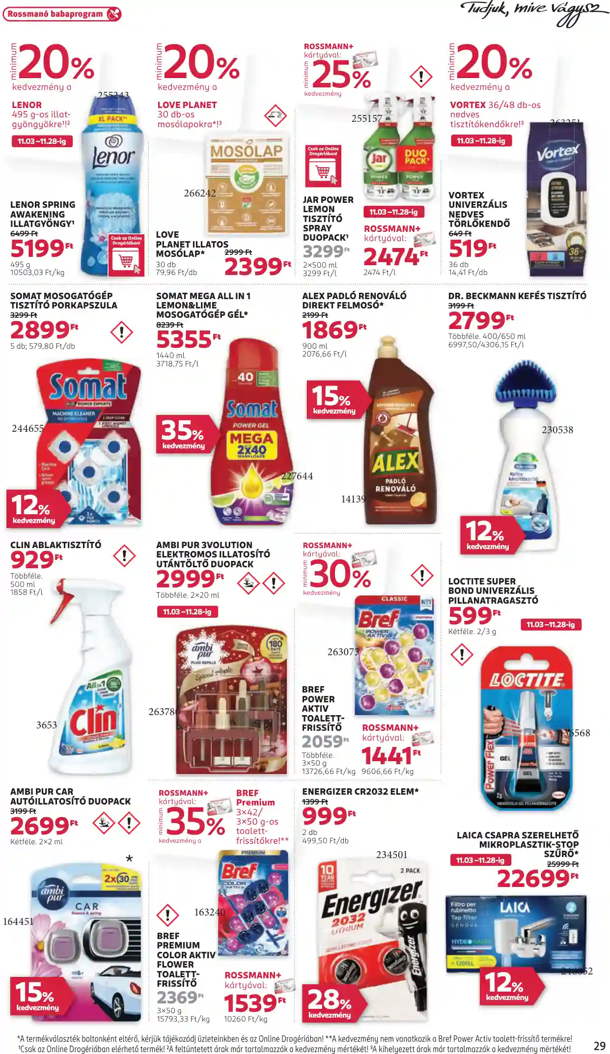 Rossmann akciós újság 47. hét (27 oldal)