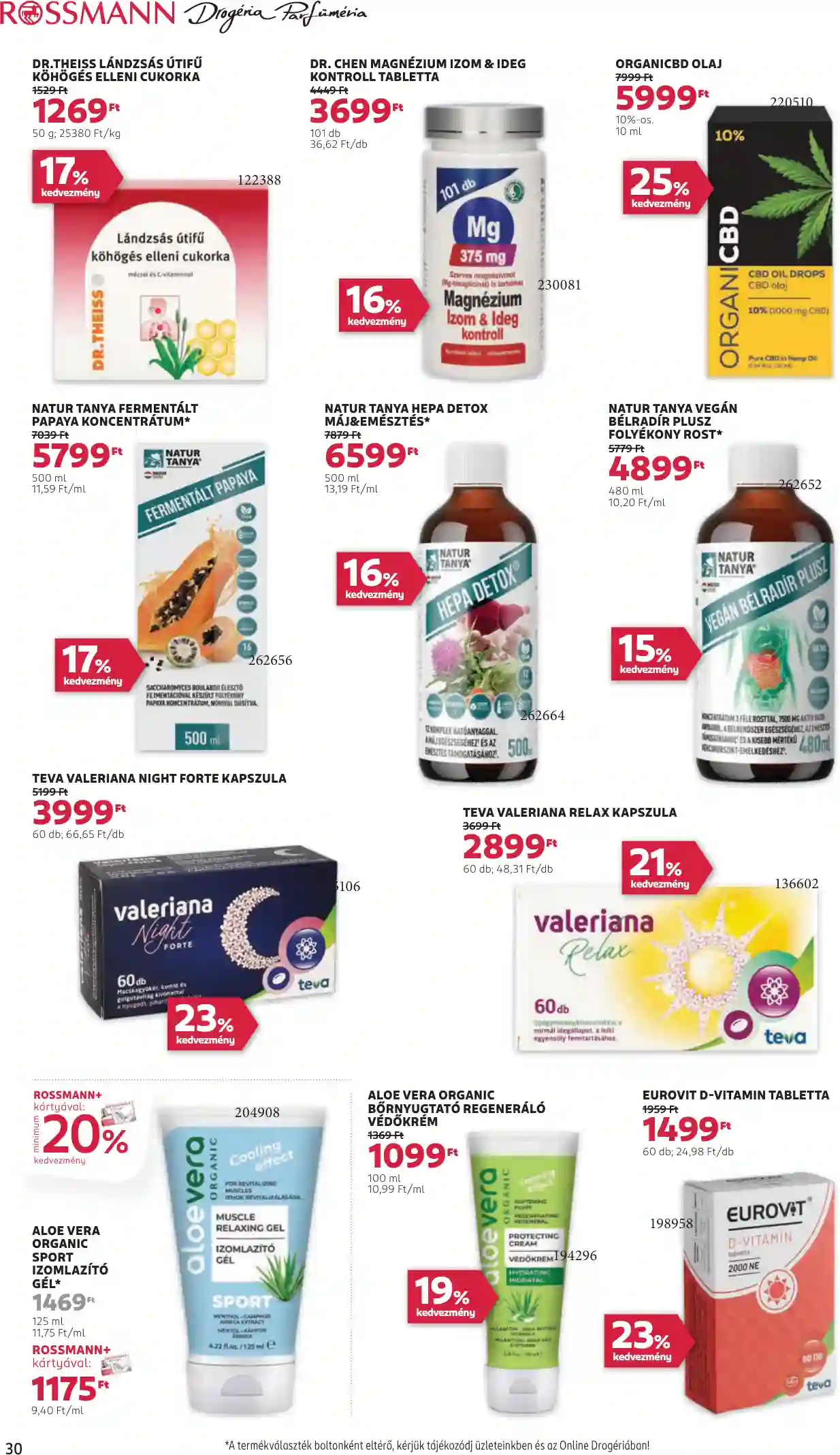Rossmann akciós újság 47. hét (28 oldal)