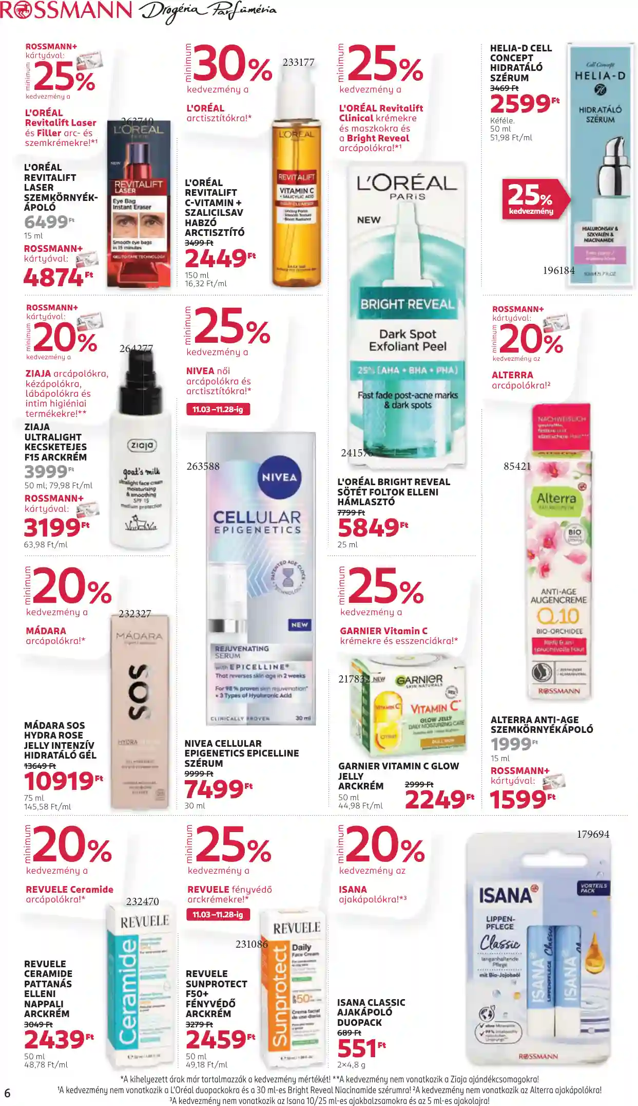 Rossmann akciós újság 47. hét (32 oldal)