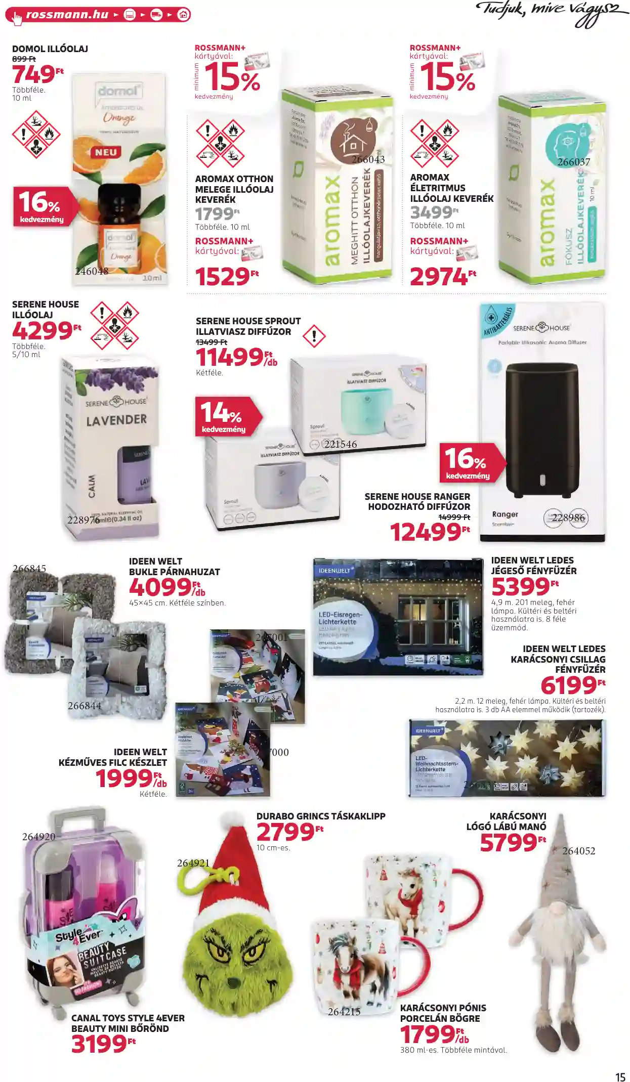 Rossmann akciós újság 49. hét (9 oldal)