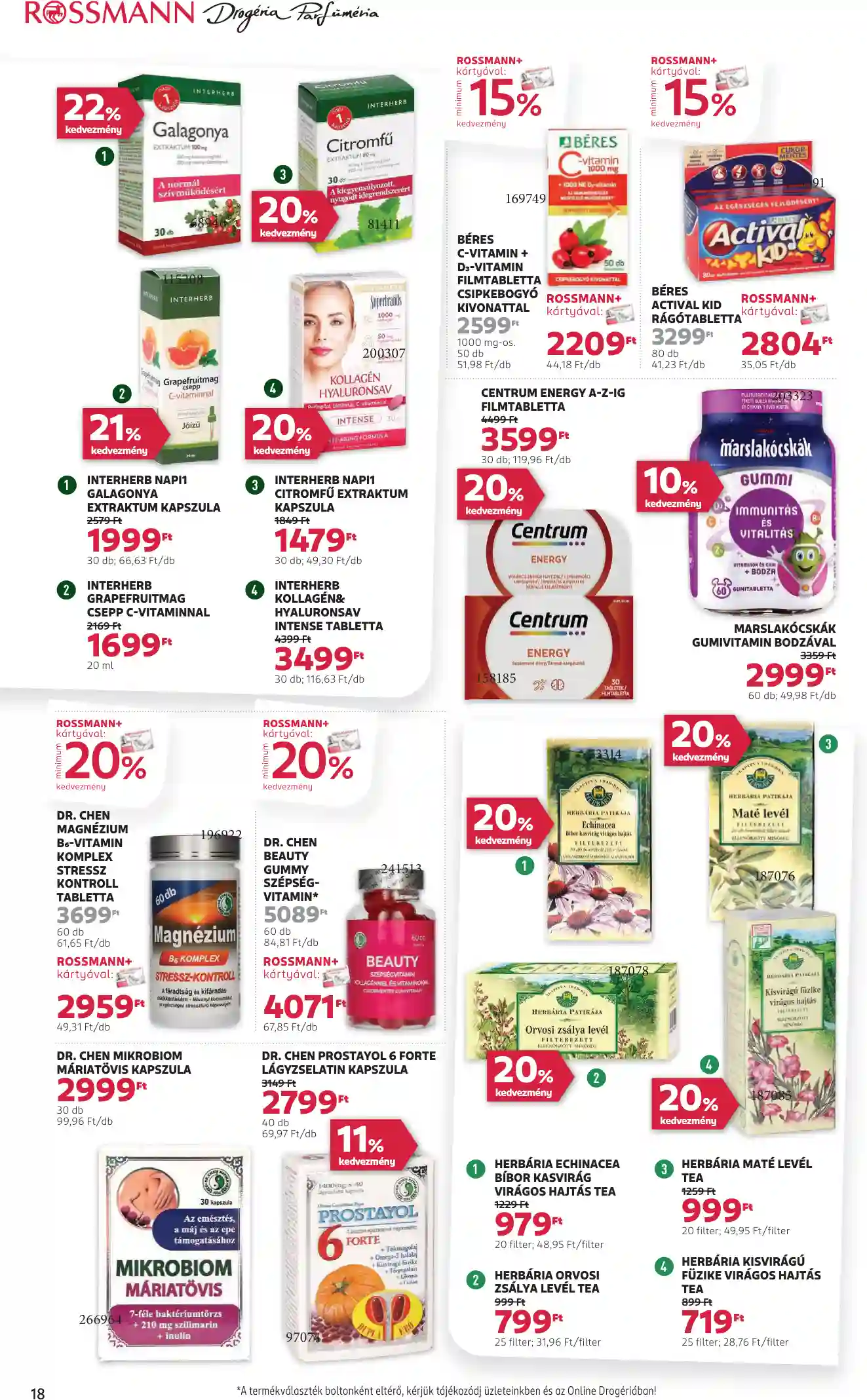 Rossmann akciós újság 49. hét (12 oldal)