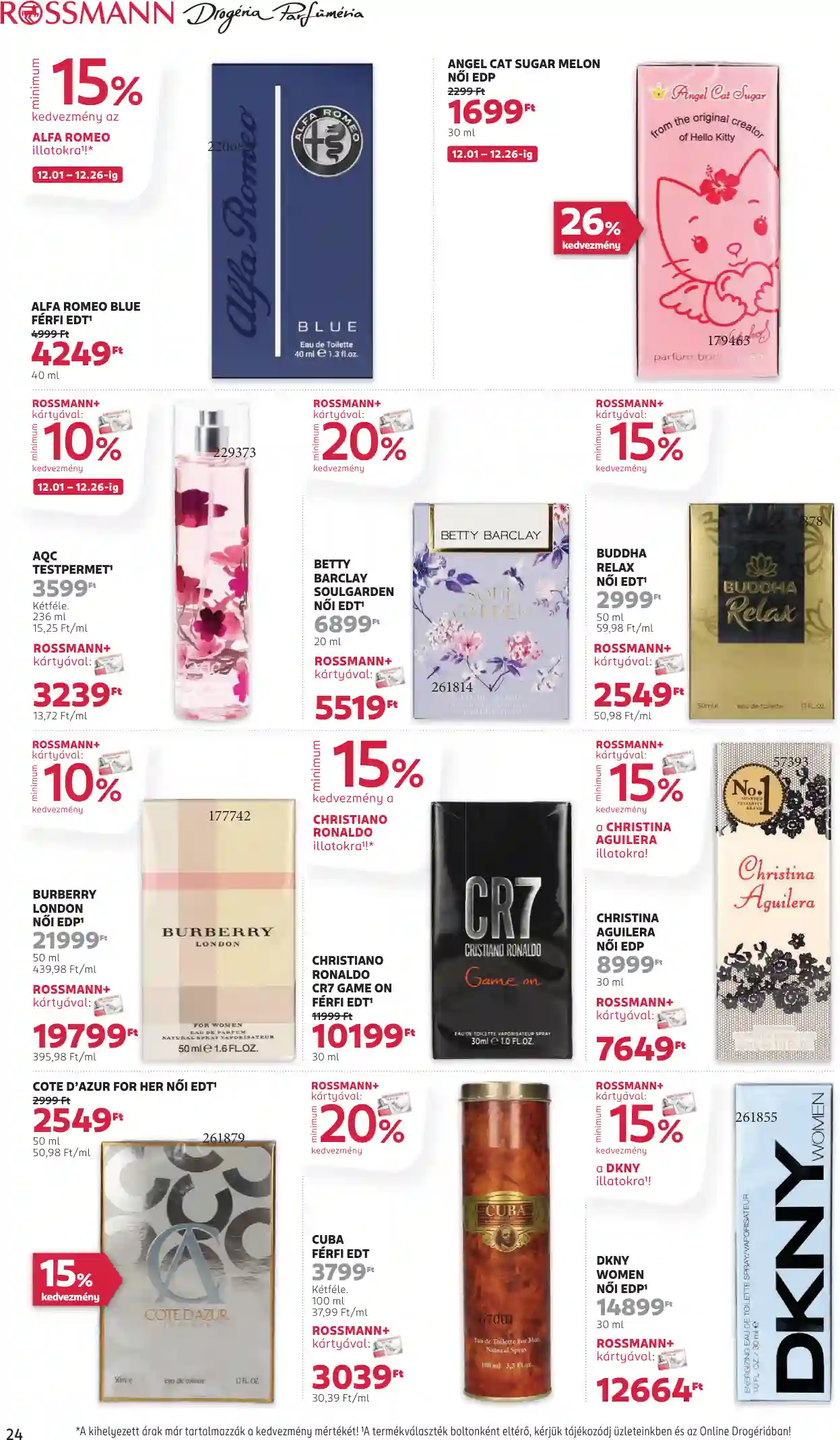 Rossmann akciós újság 49. hét (19 oldal)
