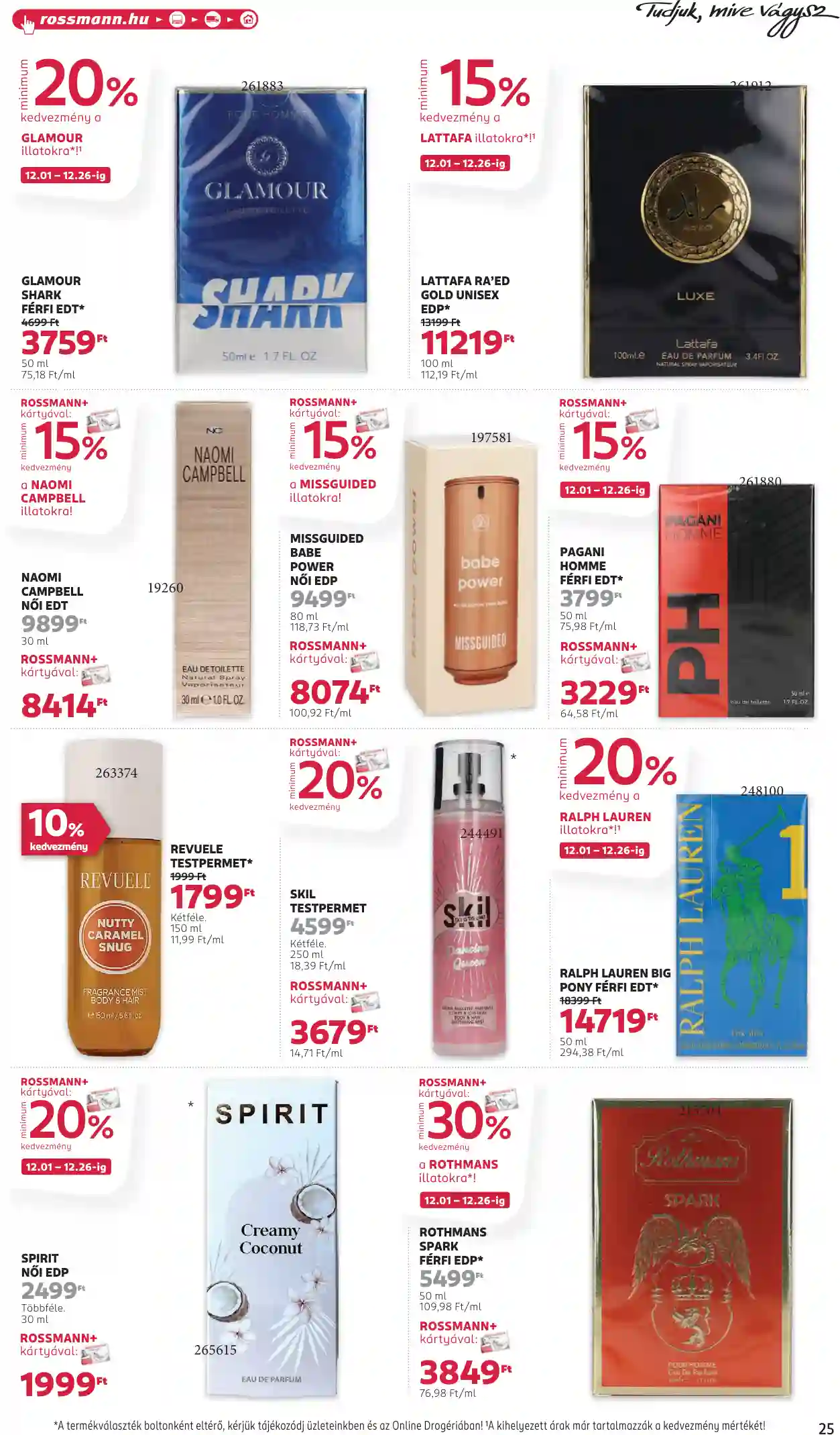 Rossmann akciós újság 49. hét (20 oldal)
