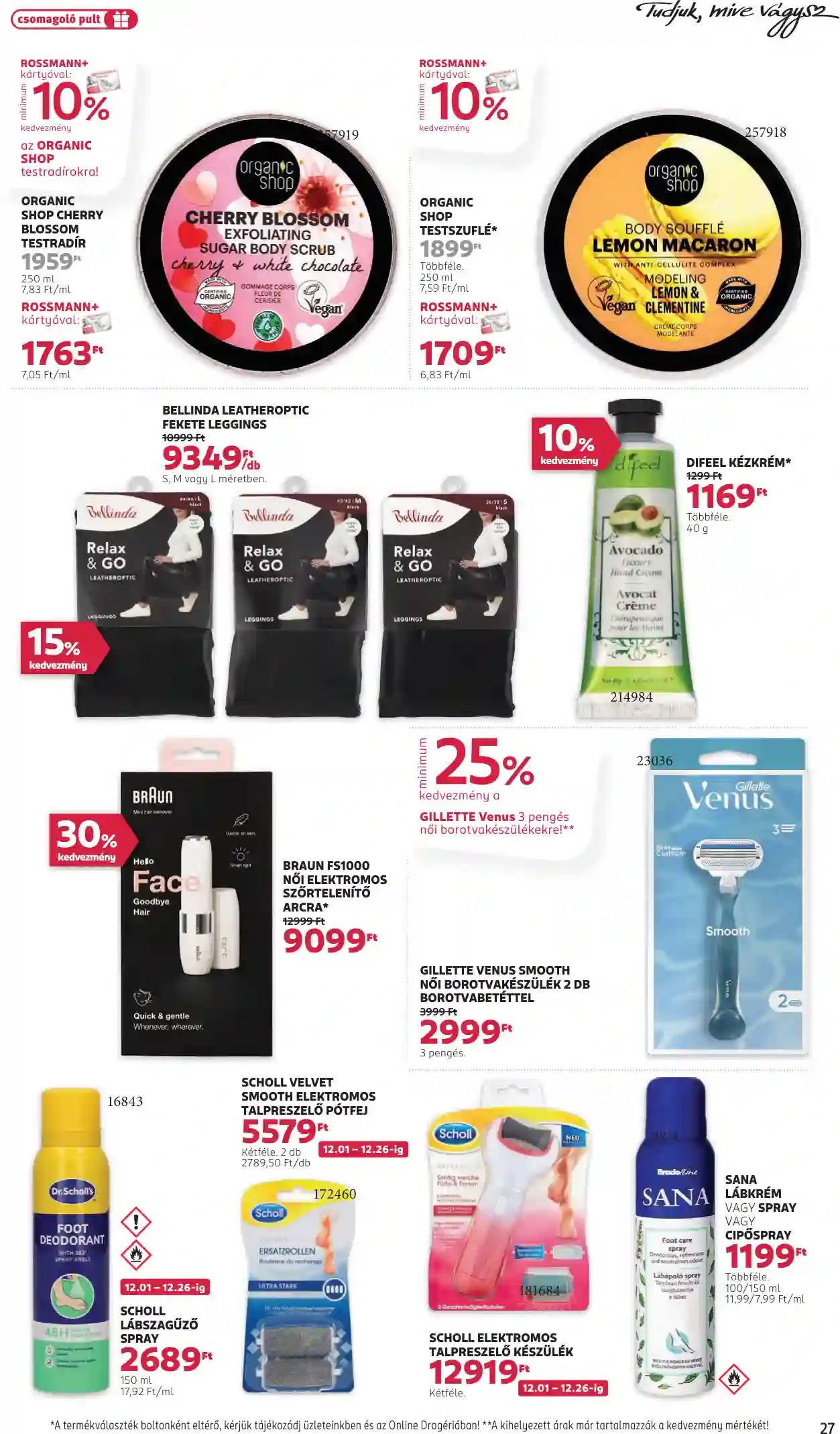 Rossmann akciós újság 49. hét (22 oldal)