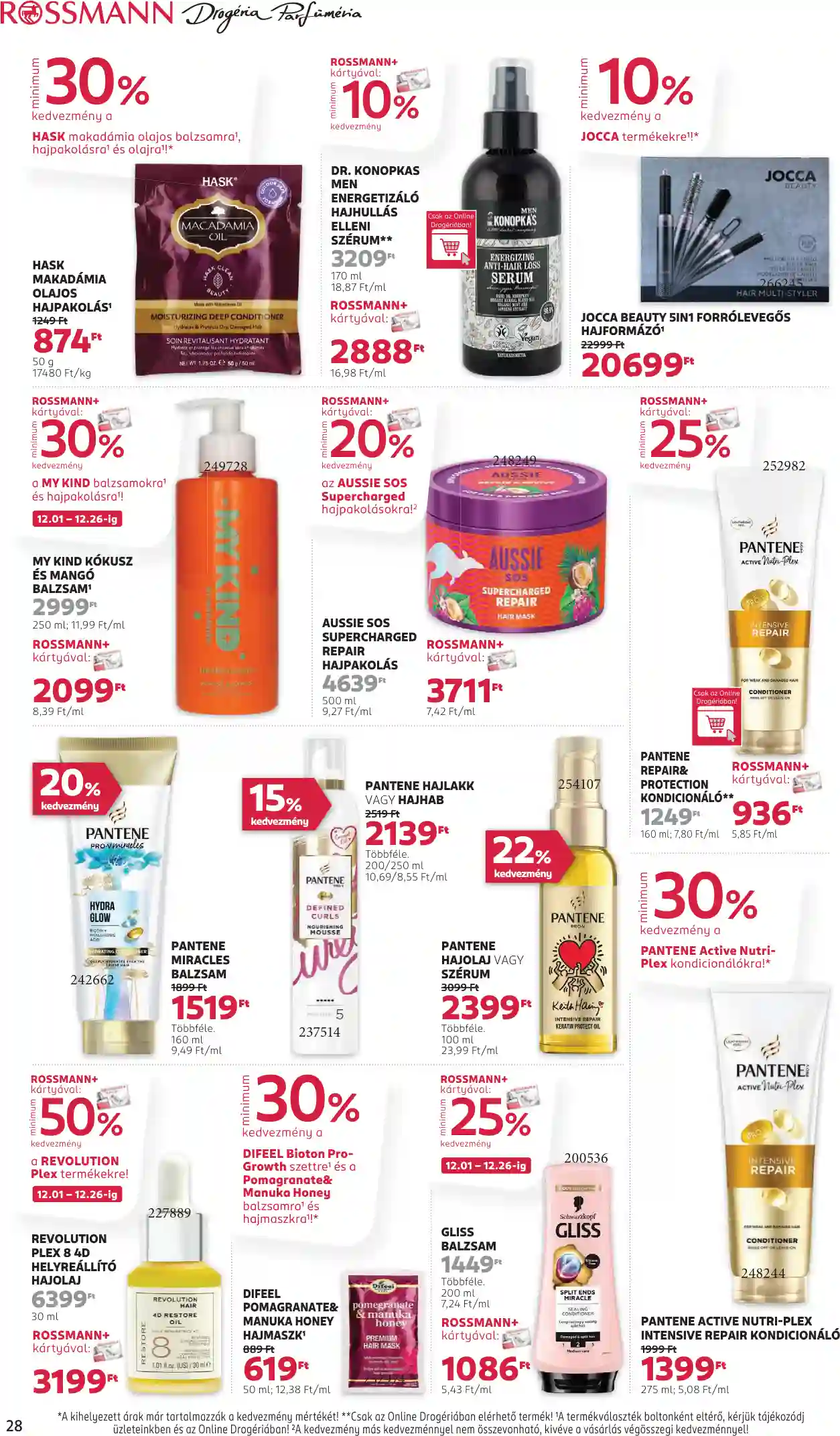 Rossmann akciós újság 49. hét (23 oldal)