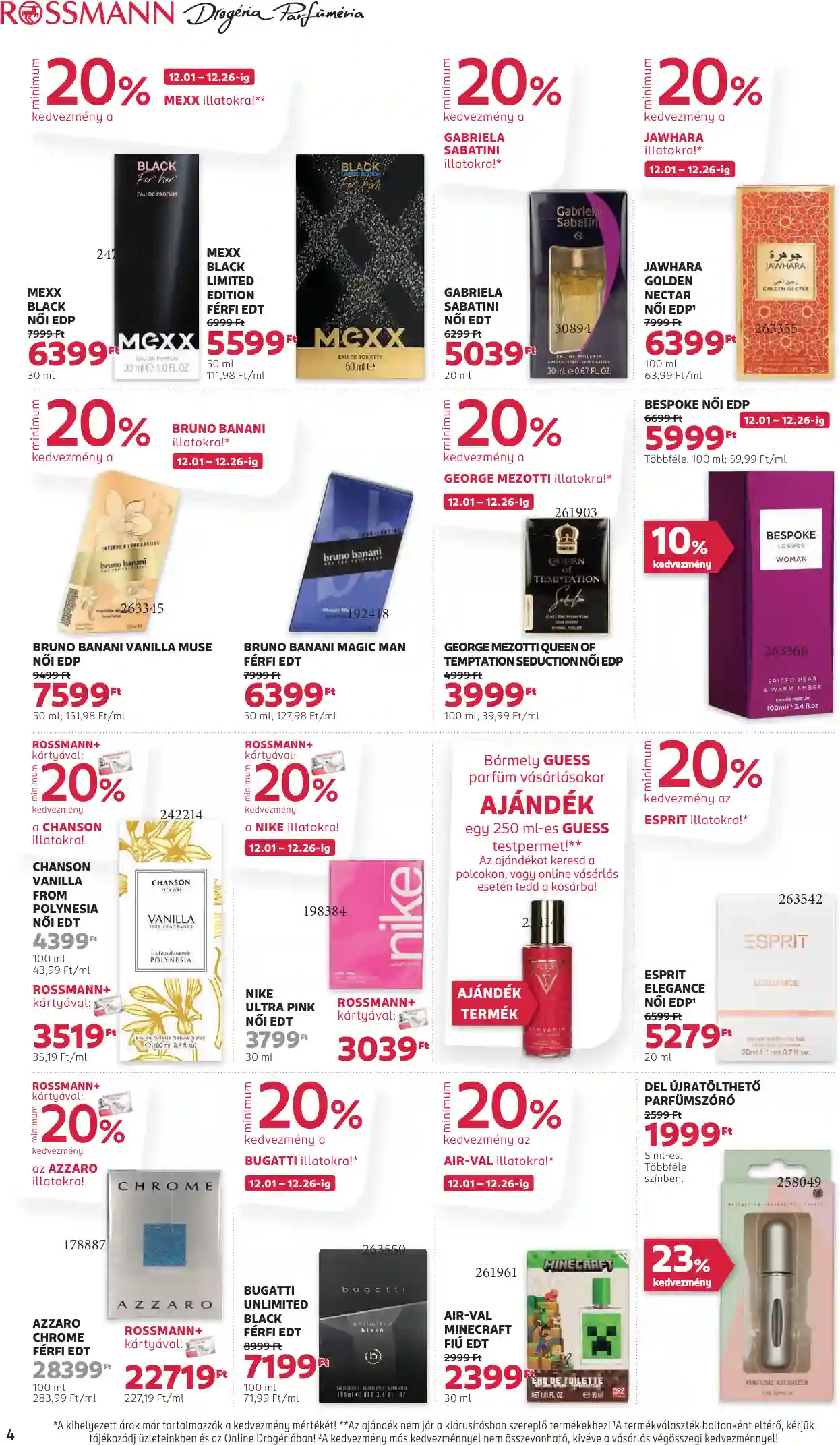 Rossmann akciós újság 49. hét (24 oldal)