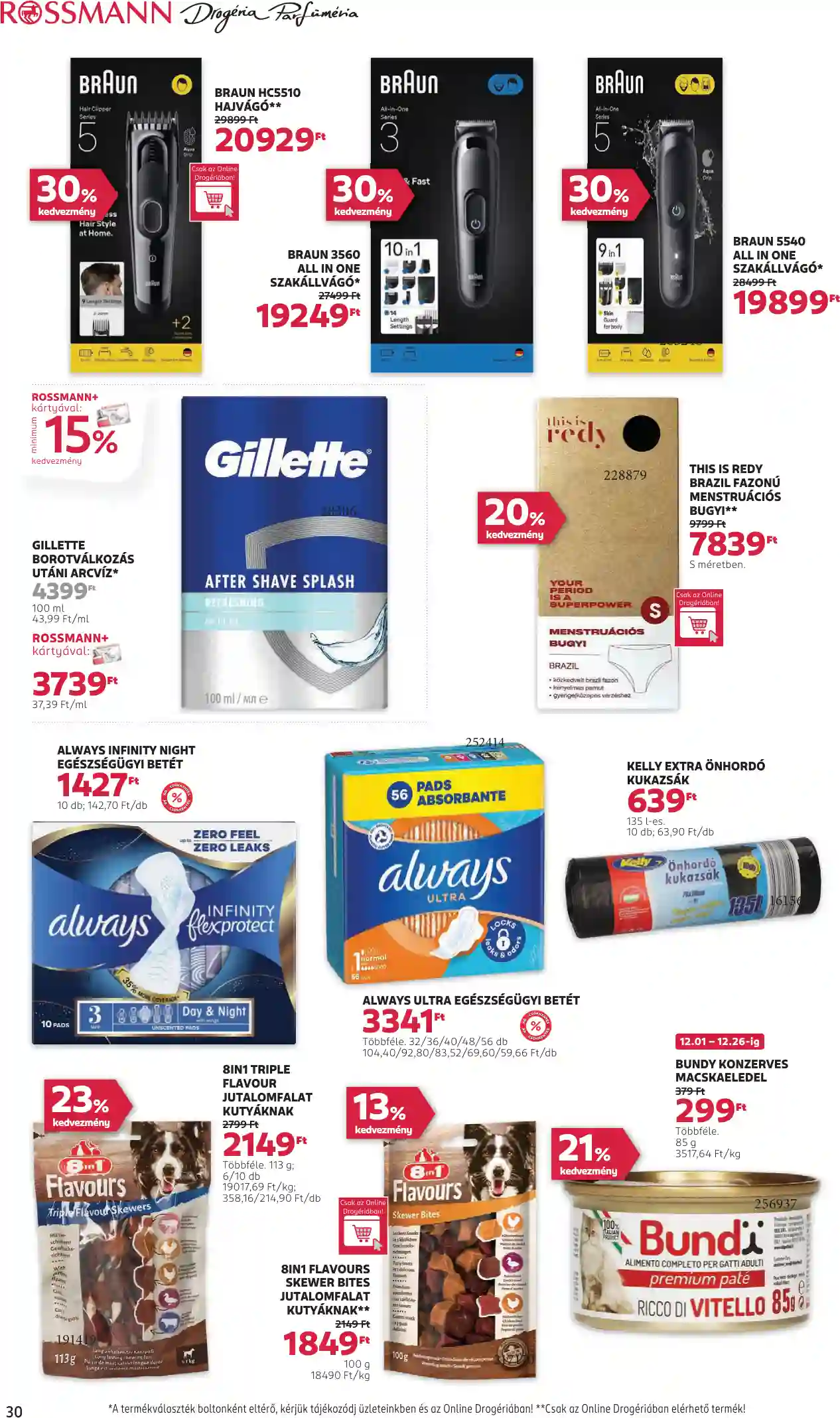 Rossmann akciós újság 49. hét (28 oldal)