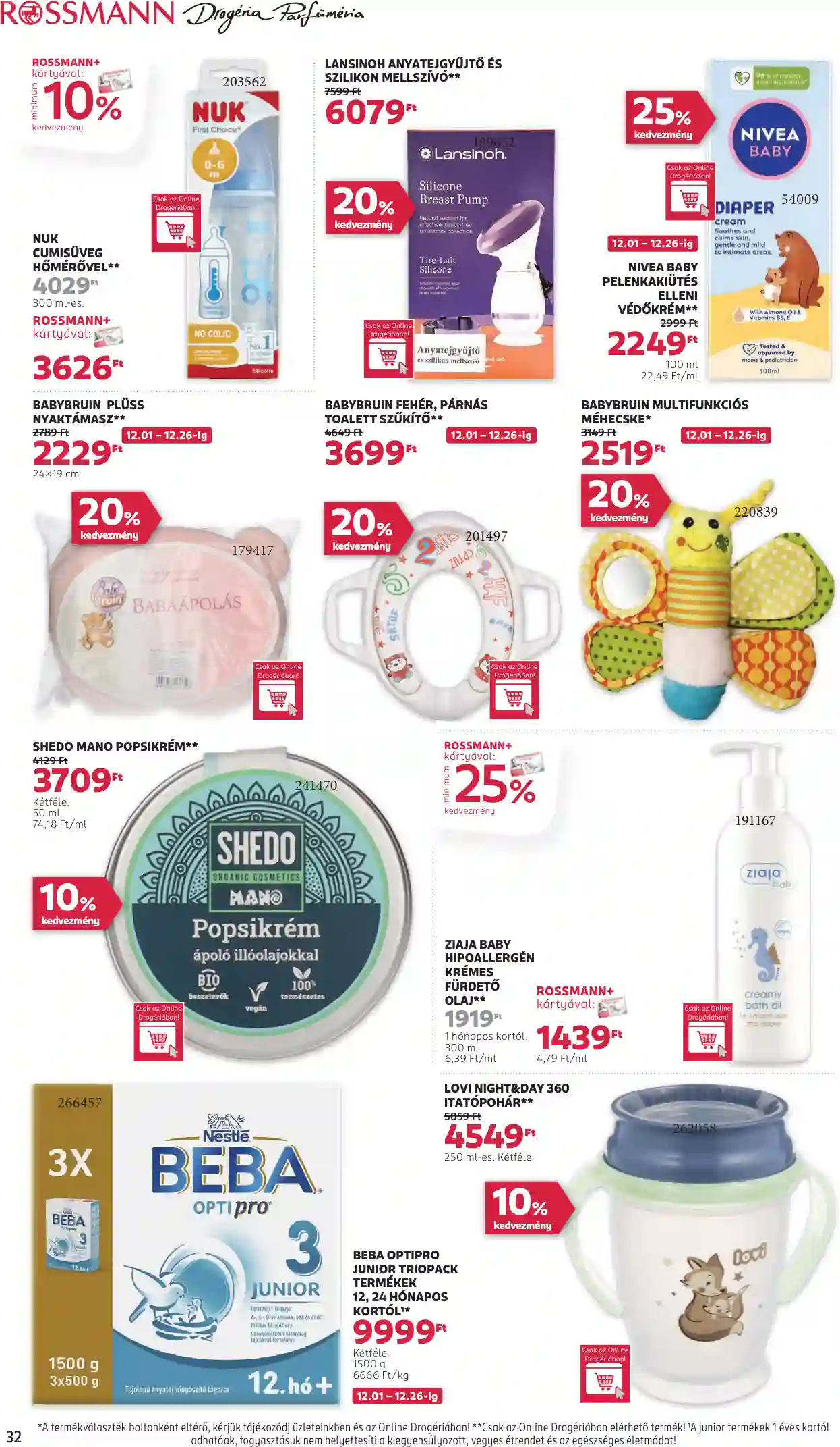 Rossmann akciós újság 49. hét (30 oldal)