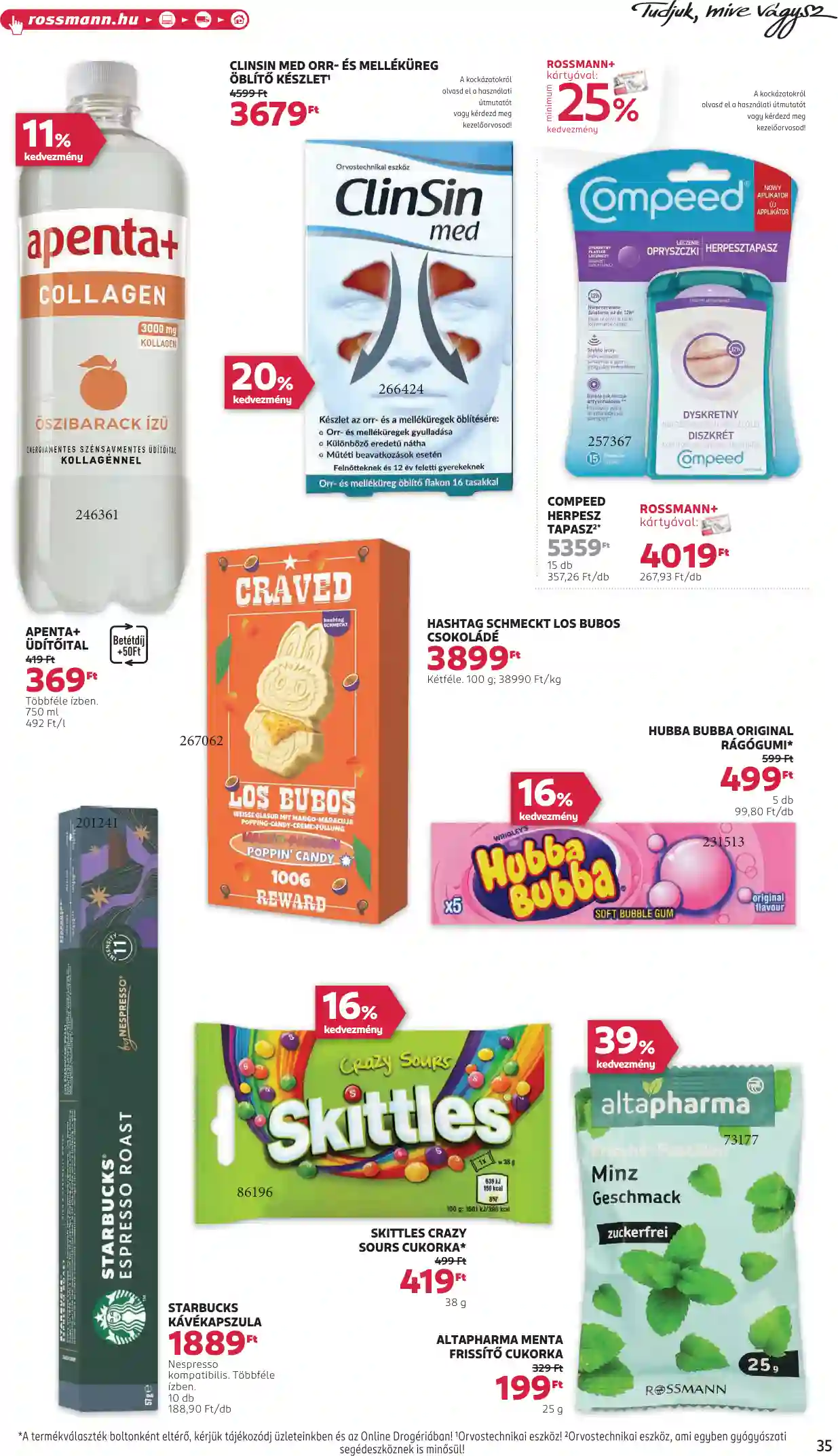 Rossmann akciós újság 49. hét (33 oldal)