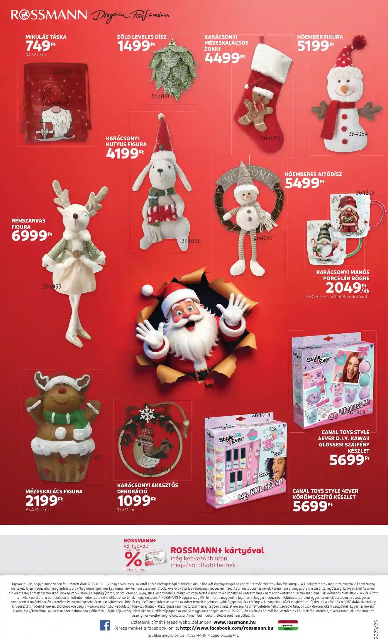 Rossmann akciós újság 49. hét (34 oldal)