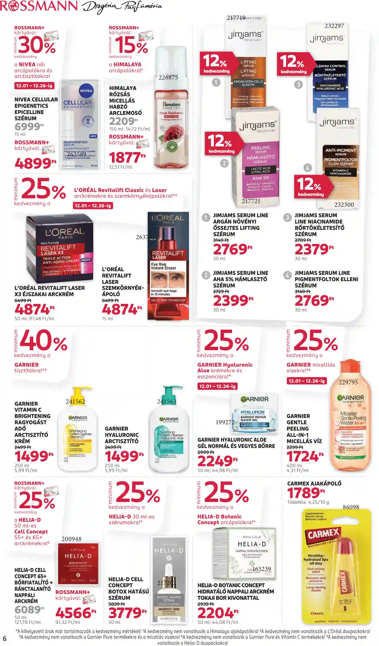 Rossmann akciós újság 49. hét (36 oldal)