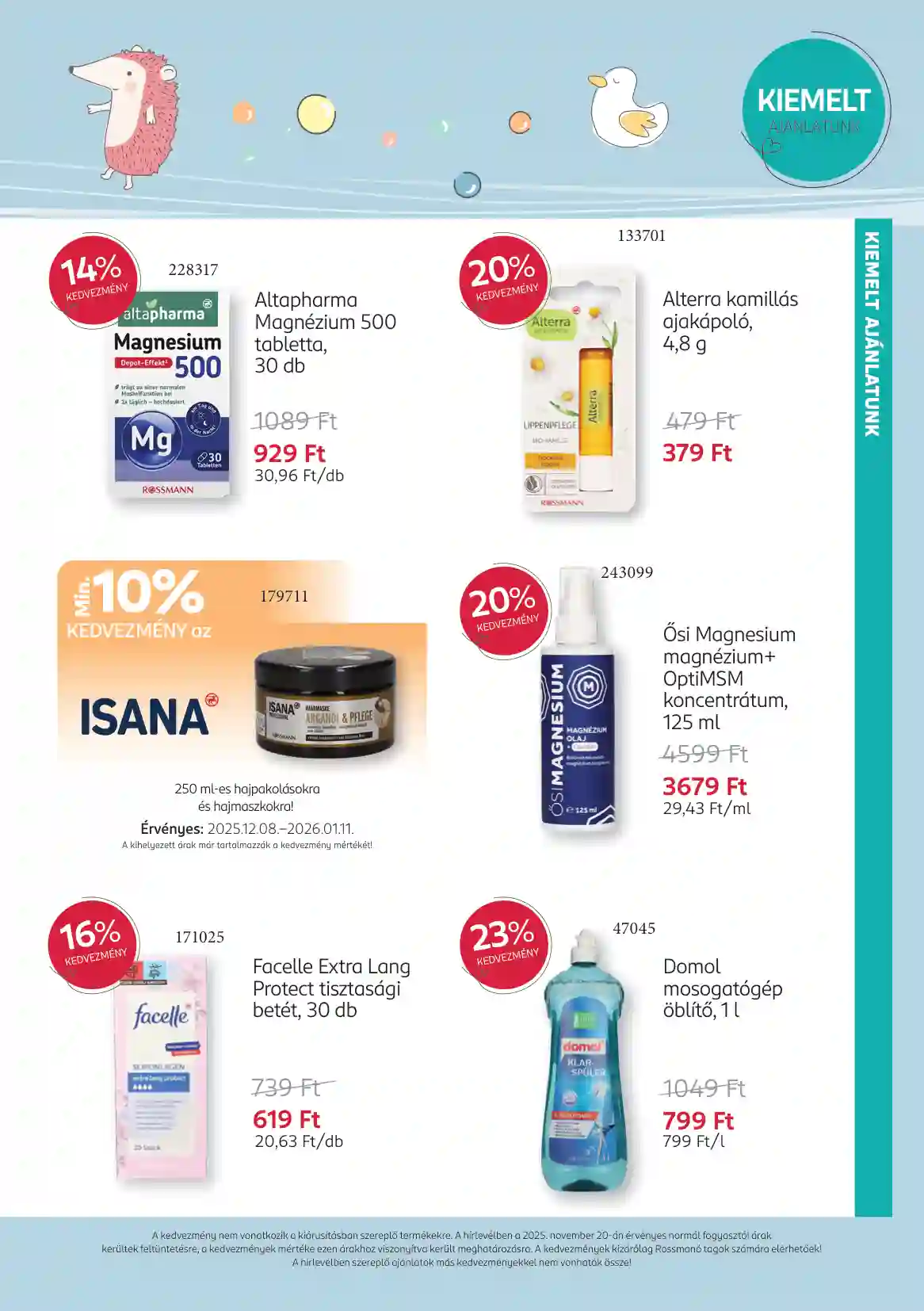Rossmann akciós újság 50. hét (5 oldal)