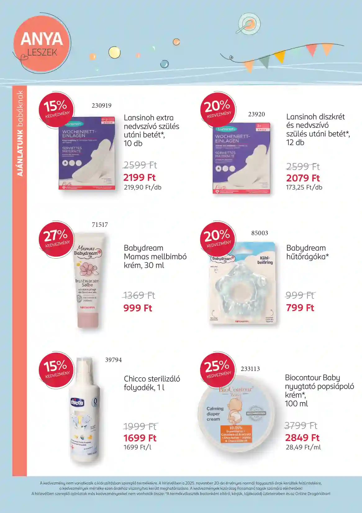 Rossmann akciós újság 50. hét (8 oldal)