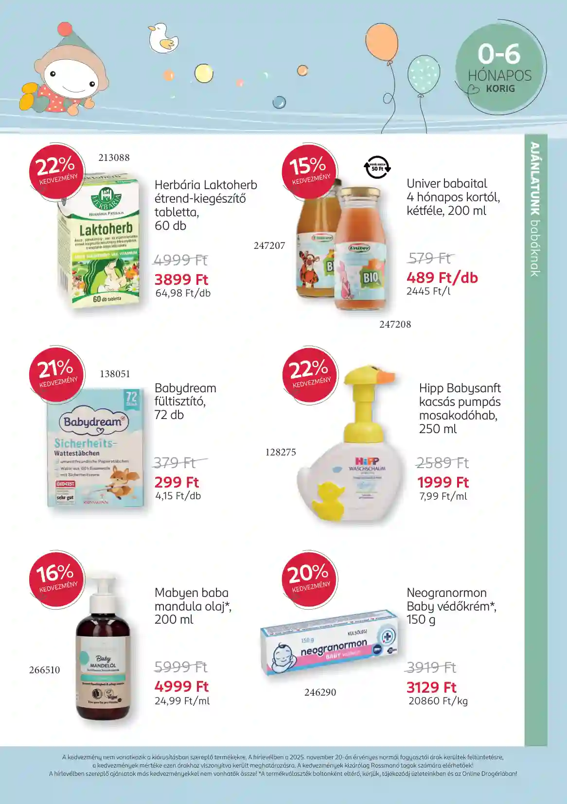 Rossmann akciós újság 50. hét (9 oldal)