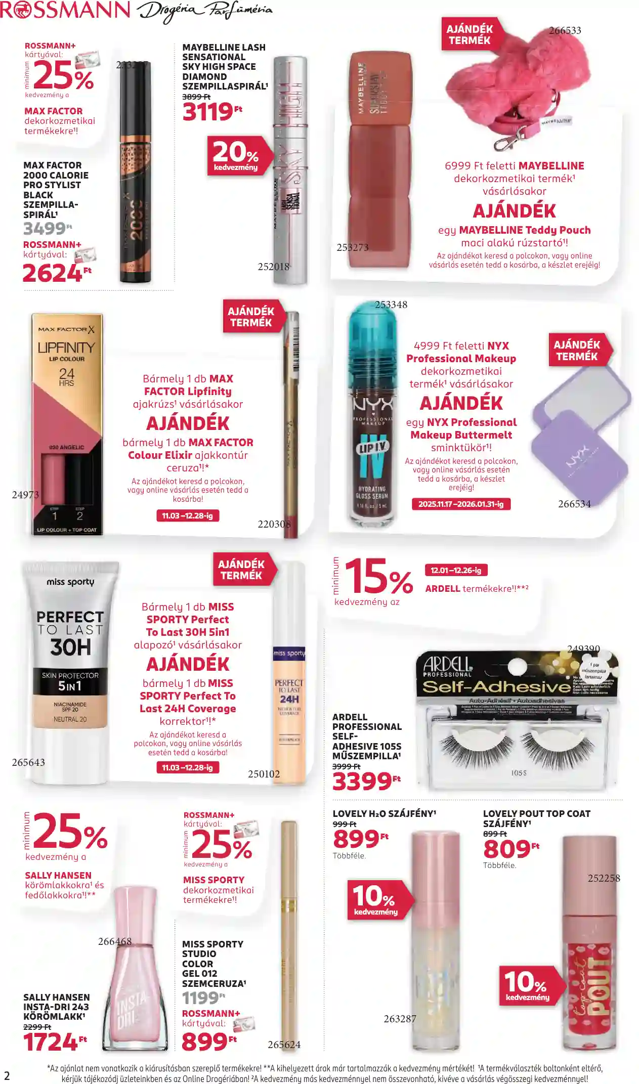 Rossmann akciós újság 51. hét (2 oldal)