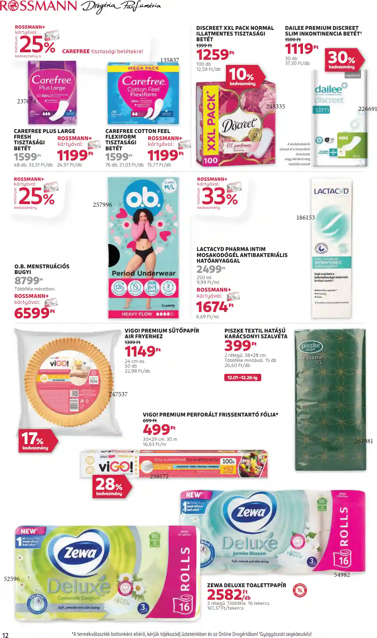 Rossmann akciós újság 51. hét (6 oldal)