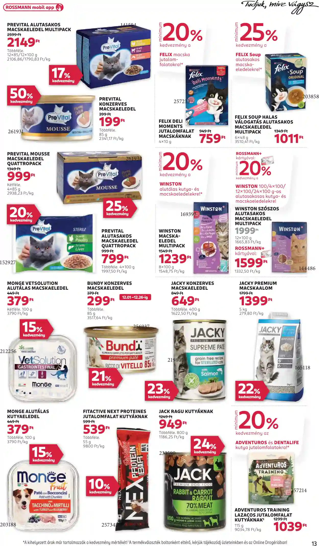 Rossmann akciós újság 51. hét (7 oldal)
