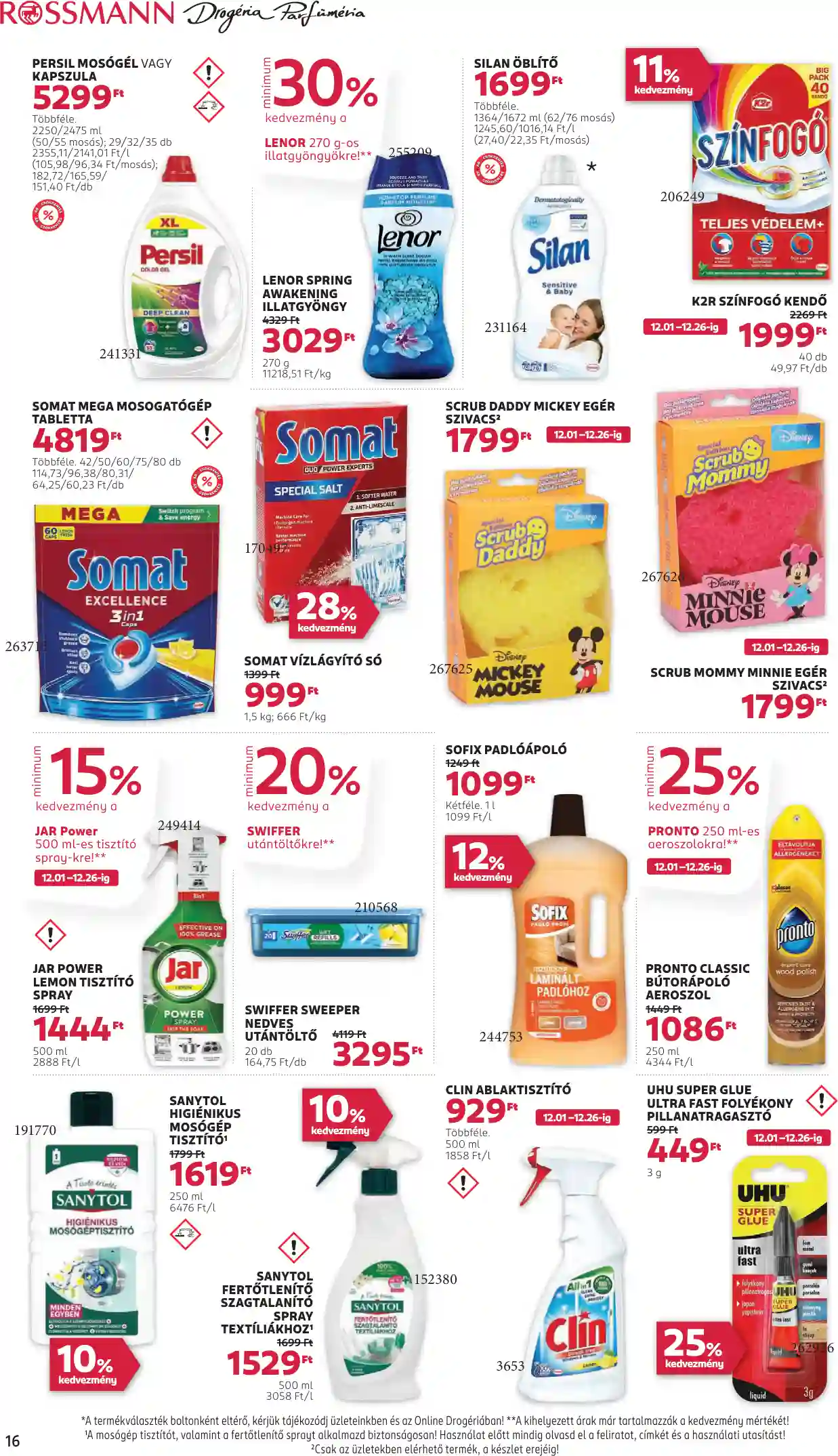 Rossmann akciós újság 51. hét (10 oldal)