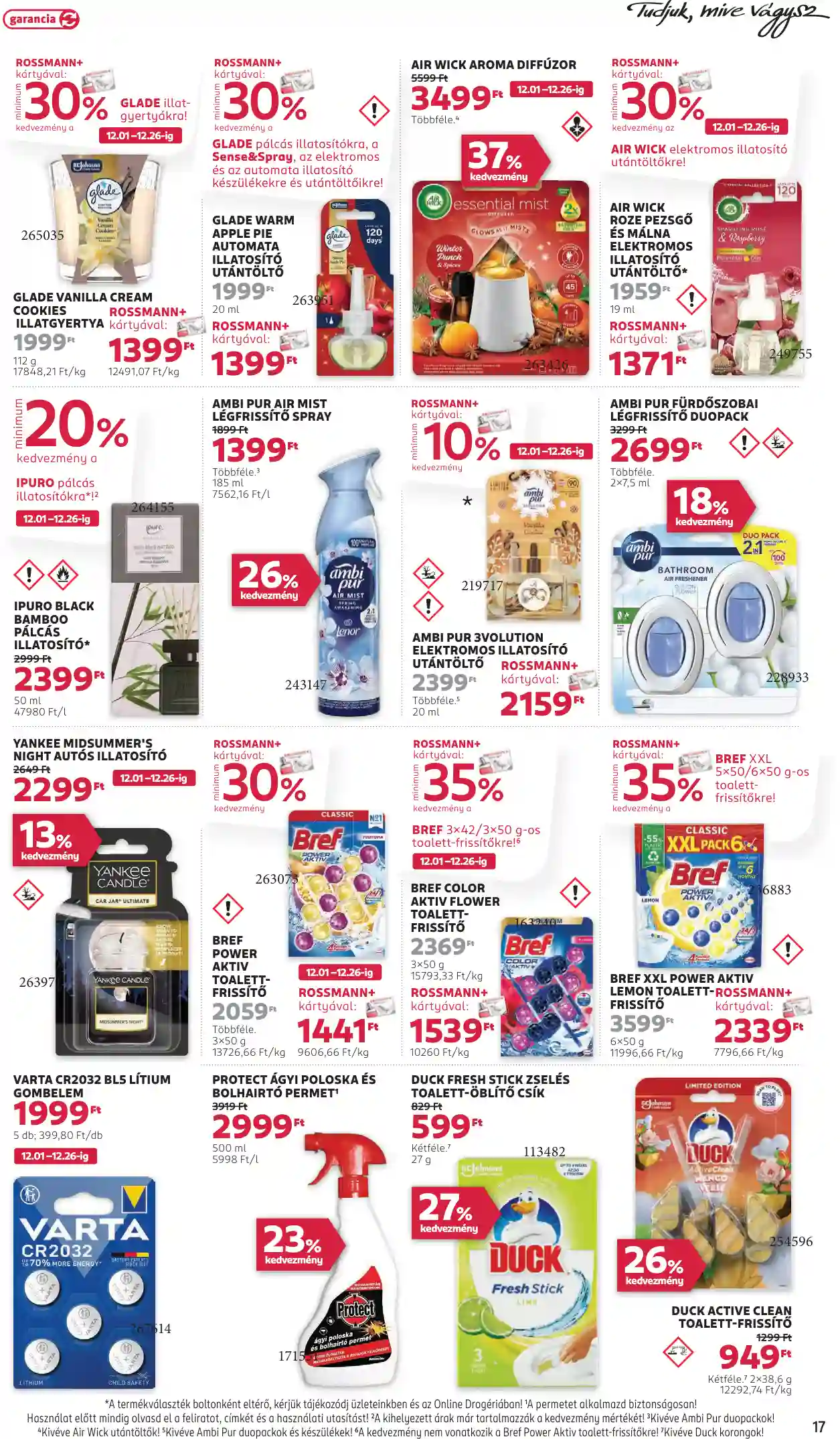 Rossmann akciós újság 51. hét (11 oldal)