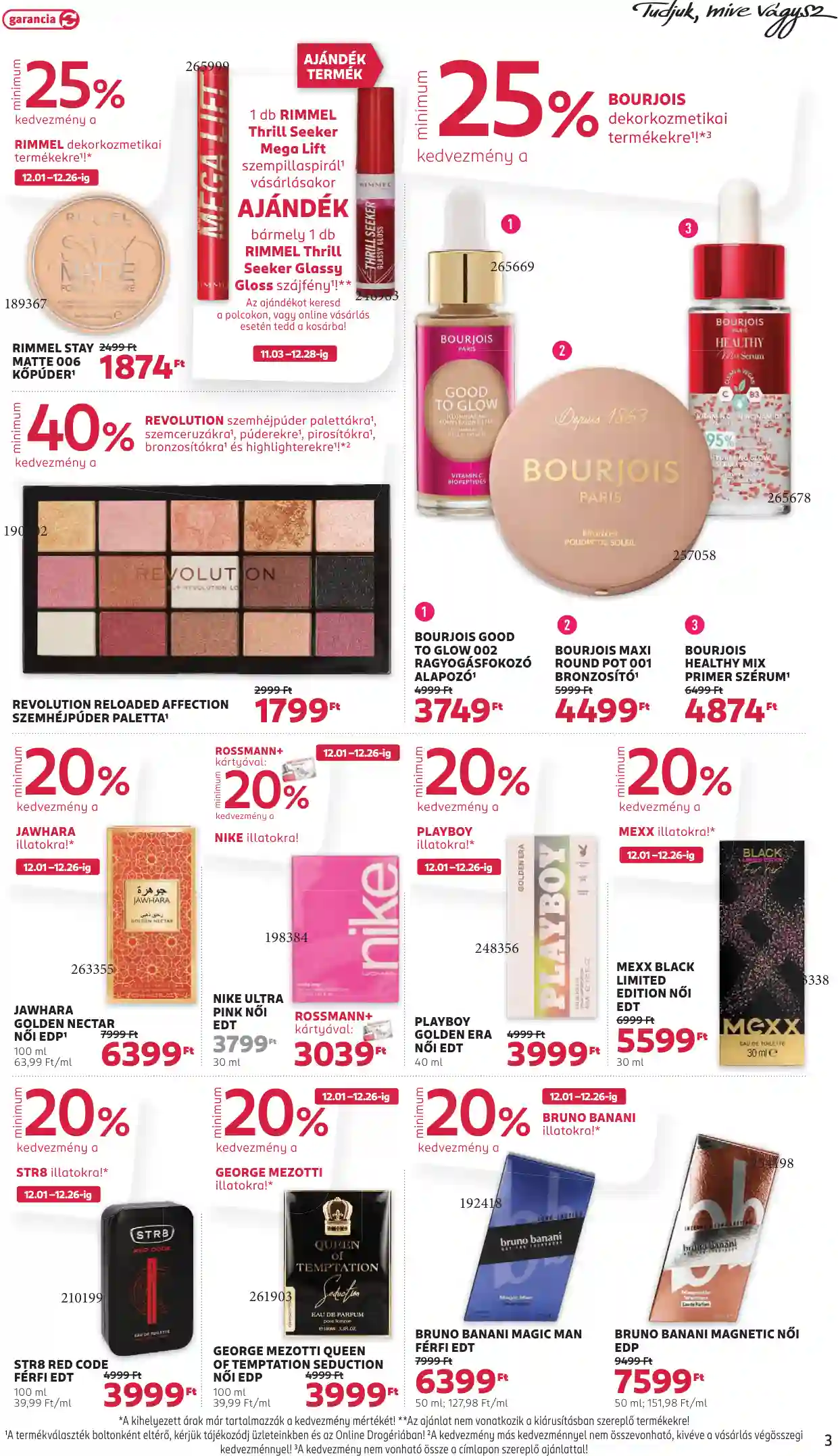 Rossmann akciós újság 51. hét (13 oldal)