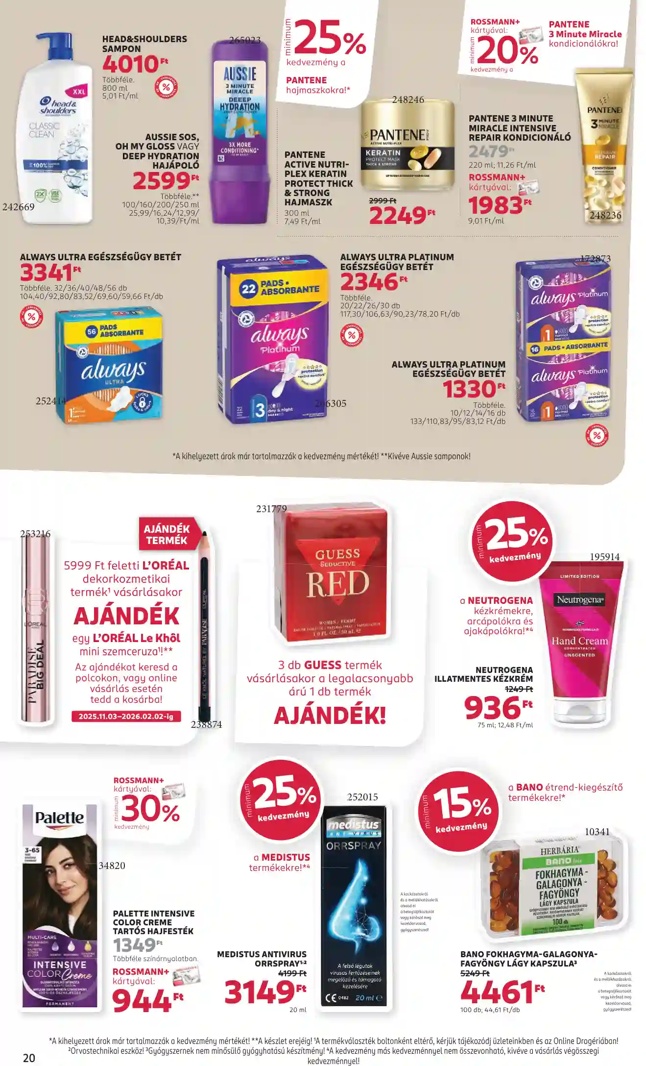 Rossmann akciós újság 51. hét (15 oldal)