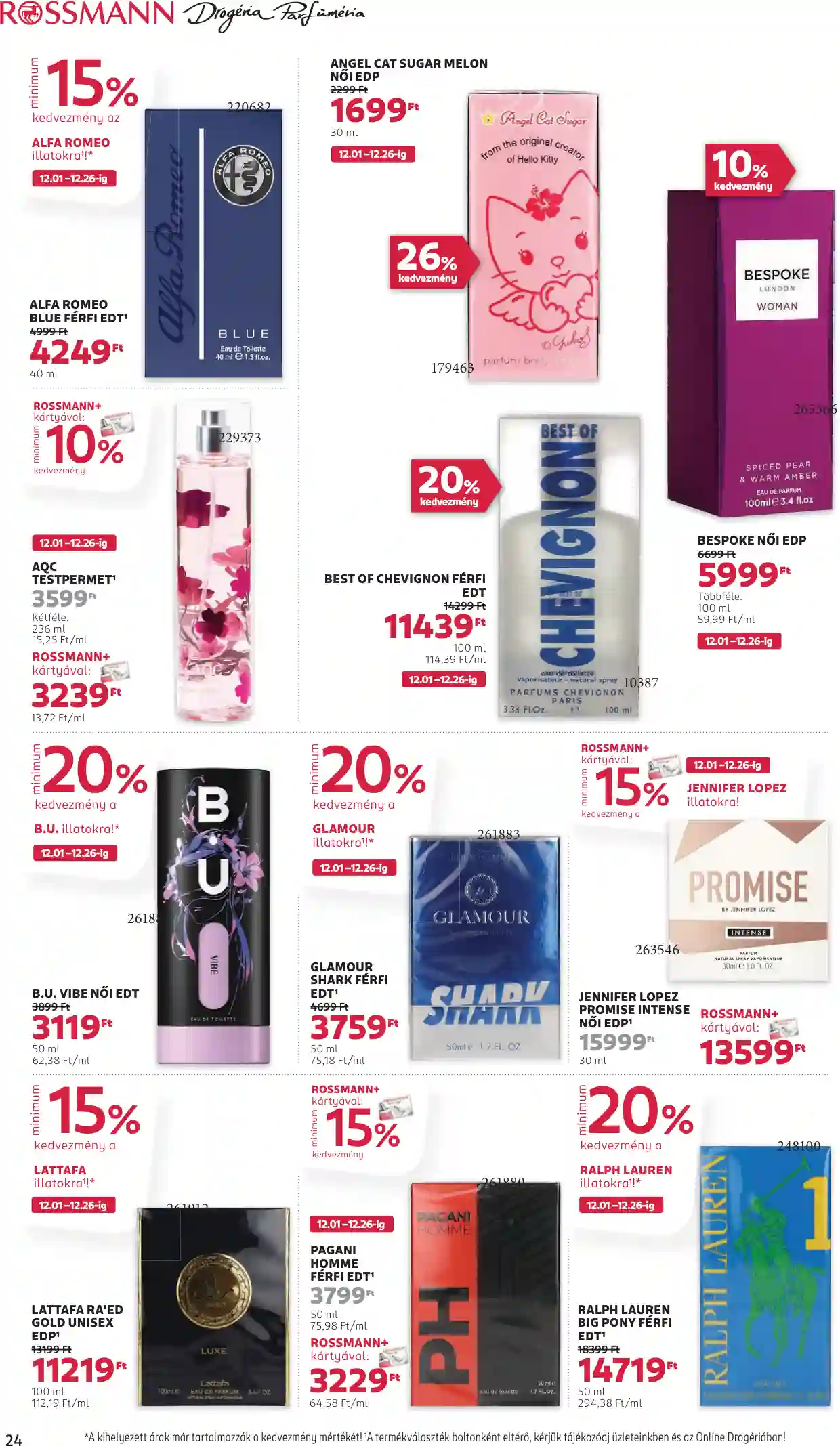 Rossmann akciós újság 51. hét (19 oldal)
