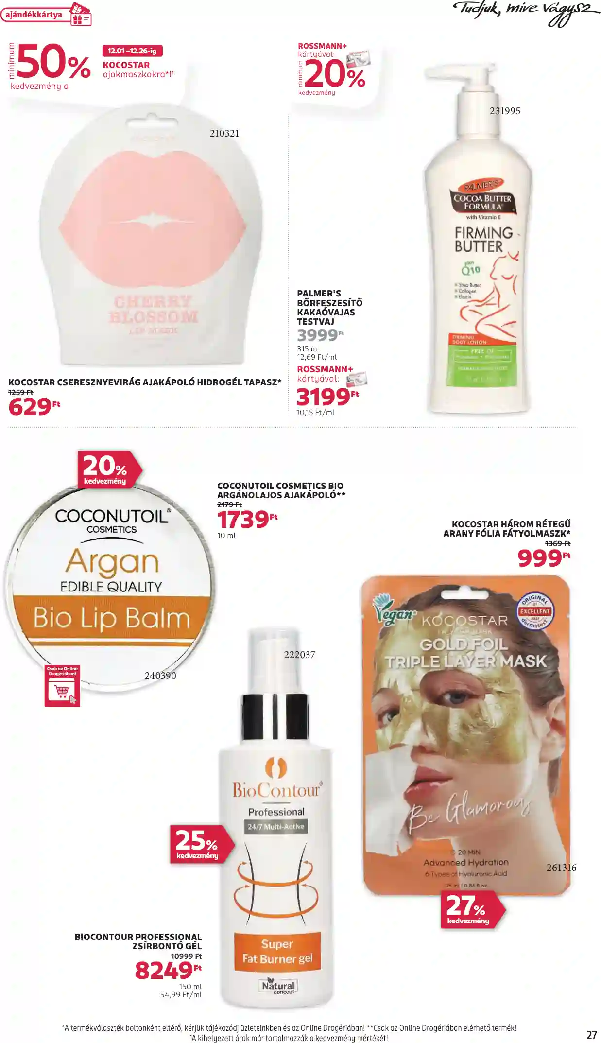 Rossmann akciós újság 51. hét (22 oldal)