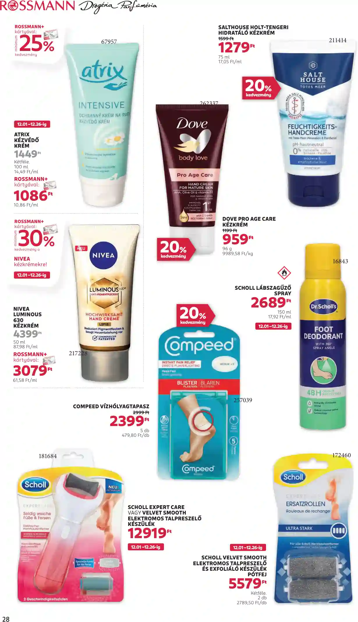 Rossmann akciós újság 51. hét (23 oldal)