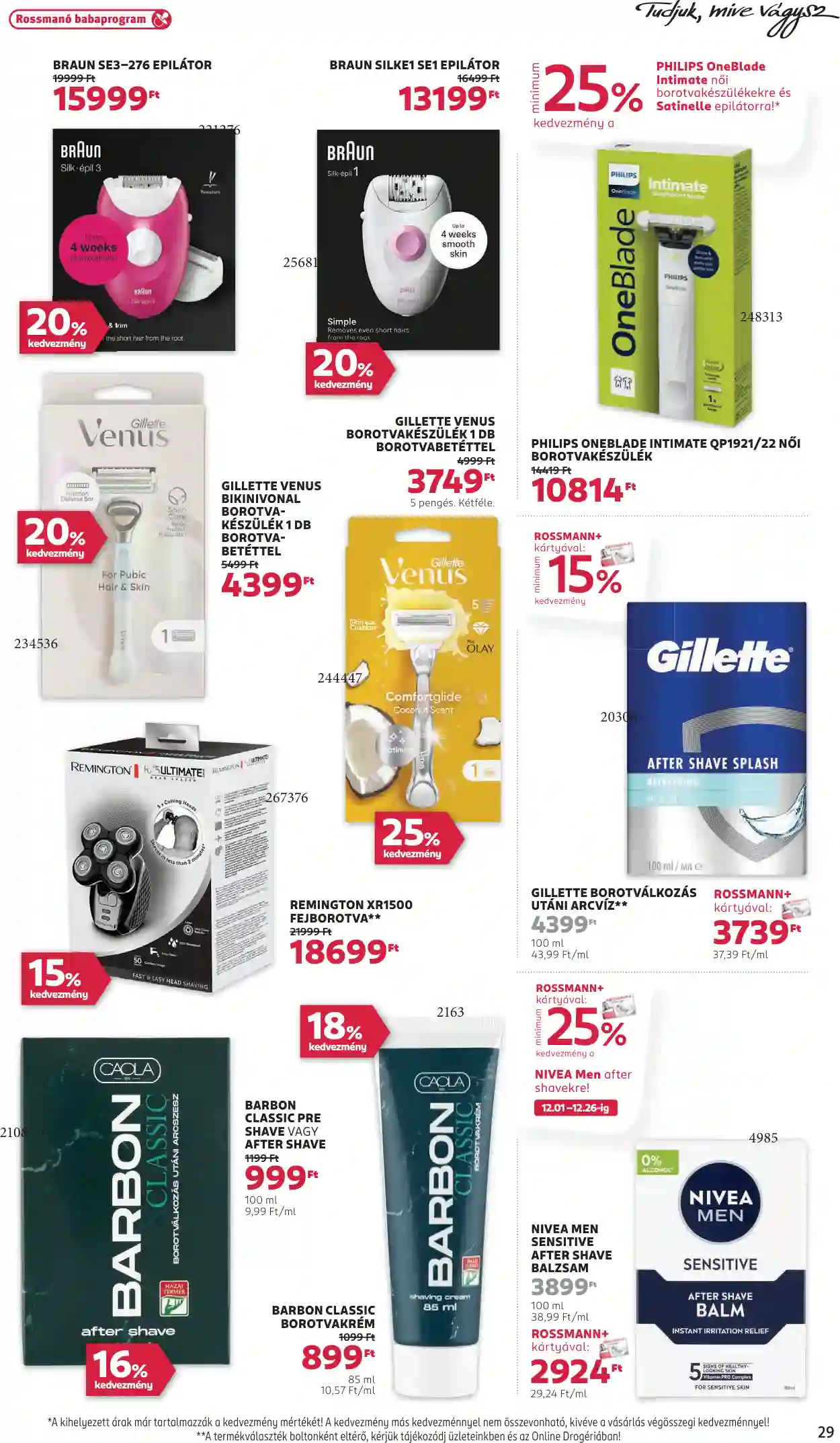 Rossmann akciós újság 51. hét (25 oldal)