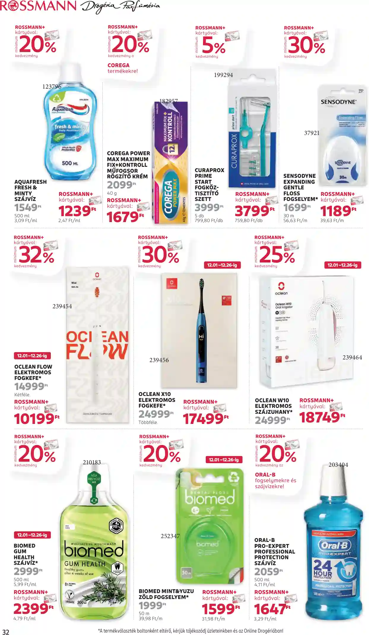 Rossmann akciós újság 51. hét (30 oldal)