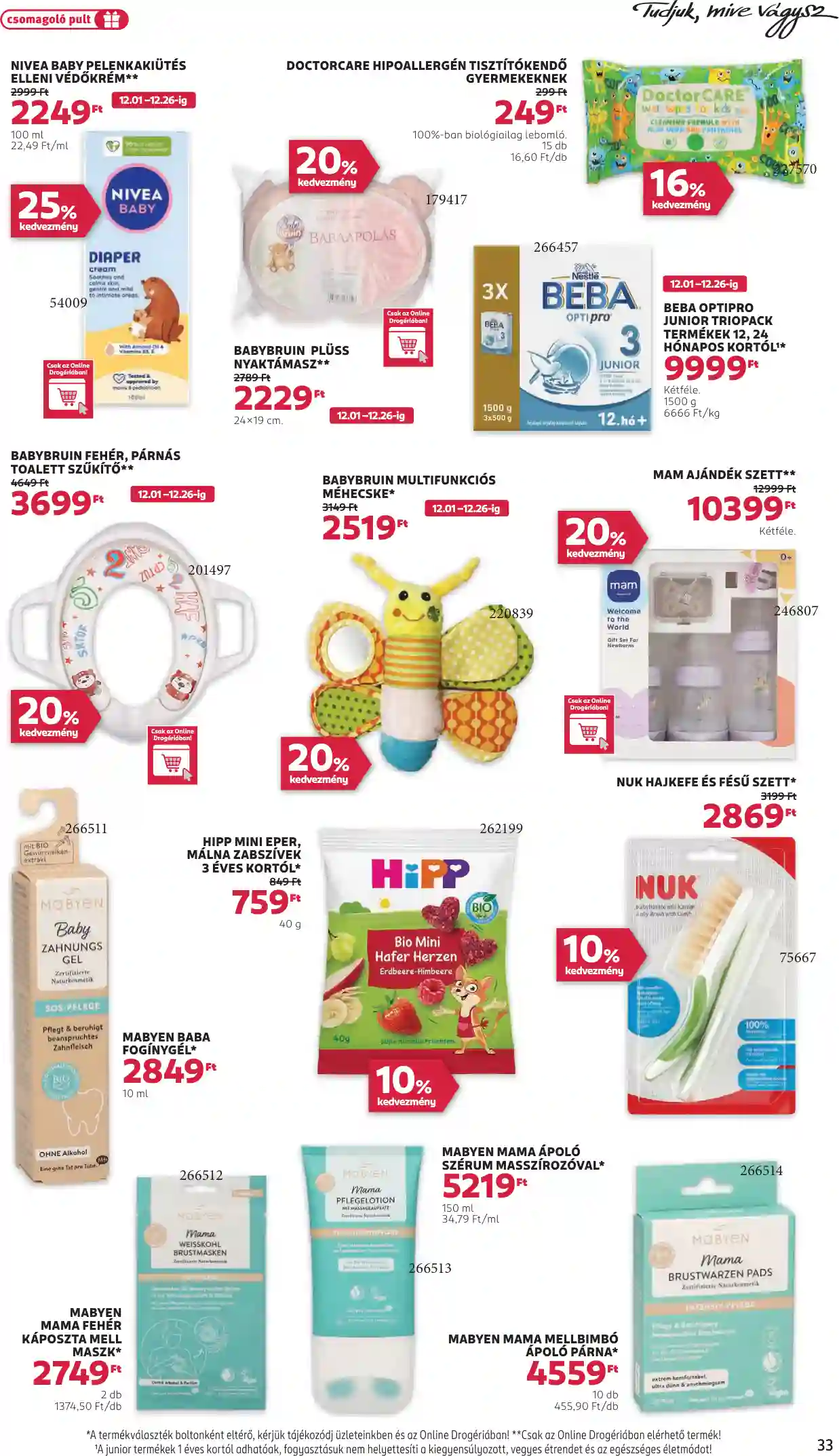Rossmann akciós újság 51. hét (31 oldal)