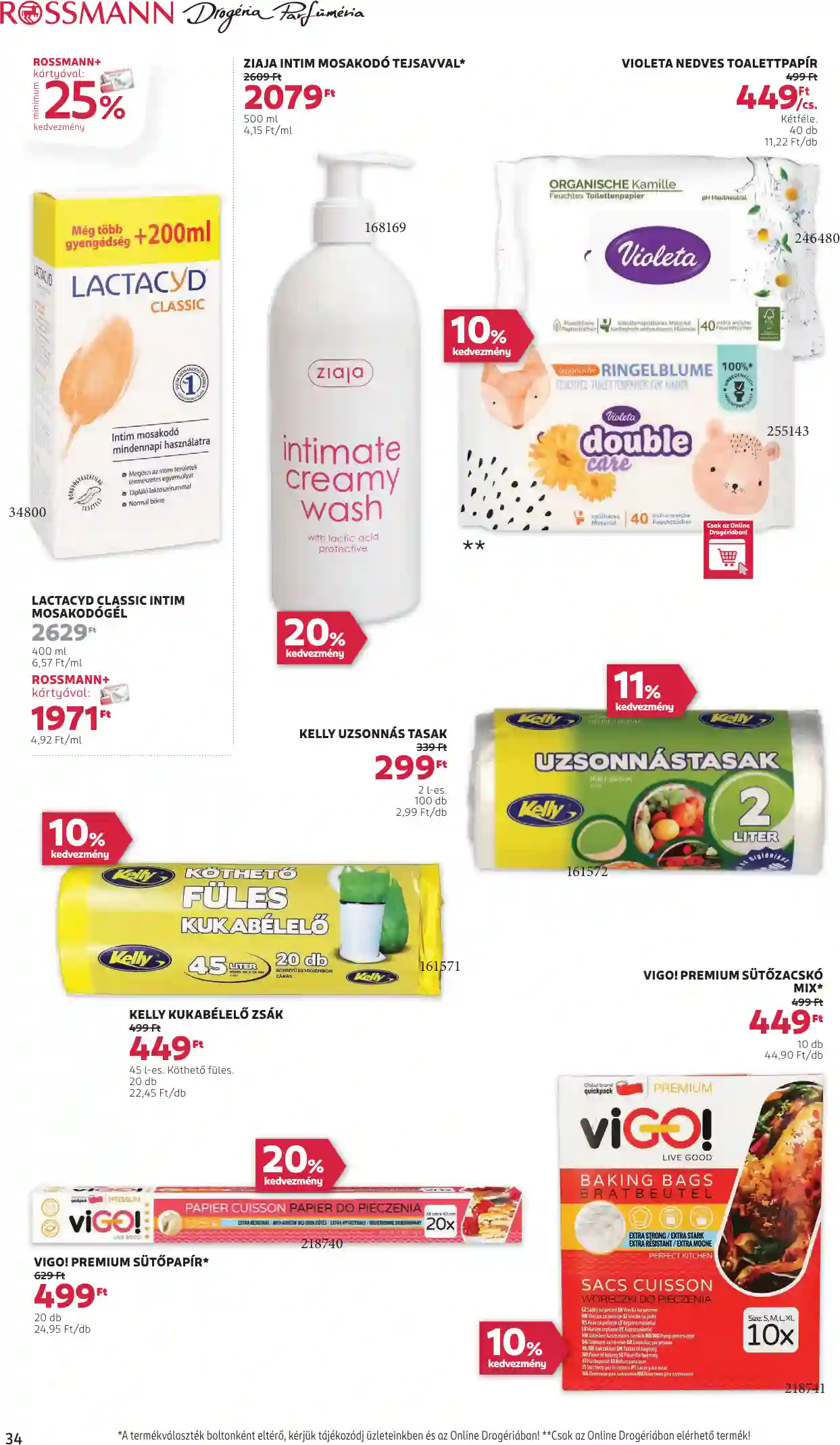 Rossmann akciós újság 51. hét (32 oldal)