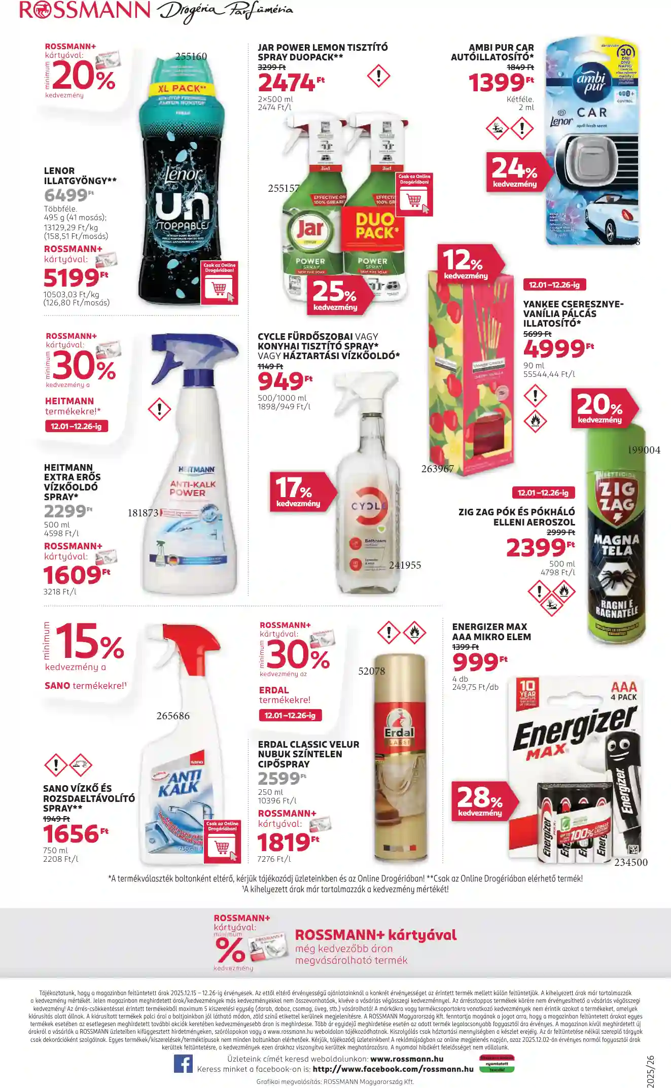 Rossmann akciós újság 51. hét (34 oldal)