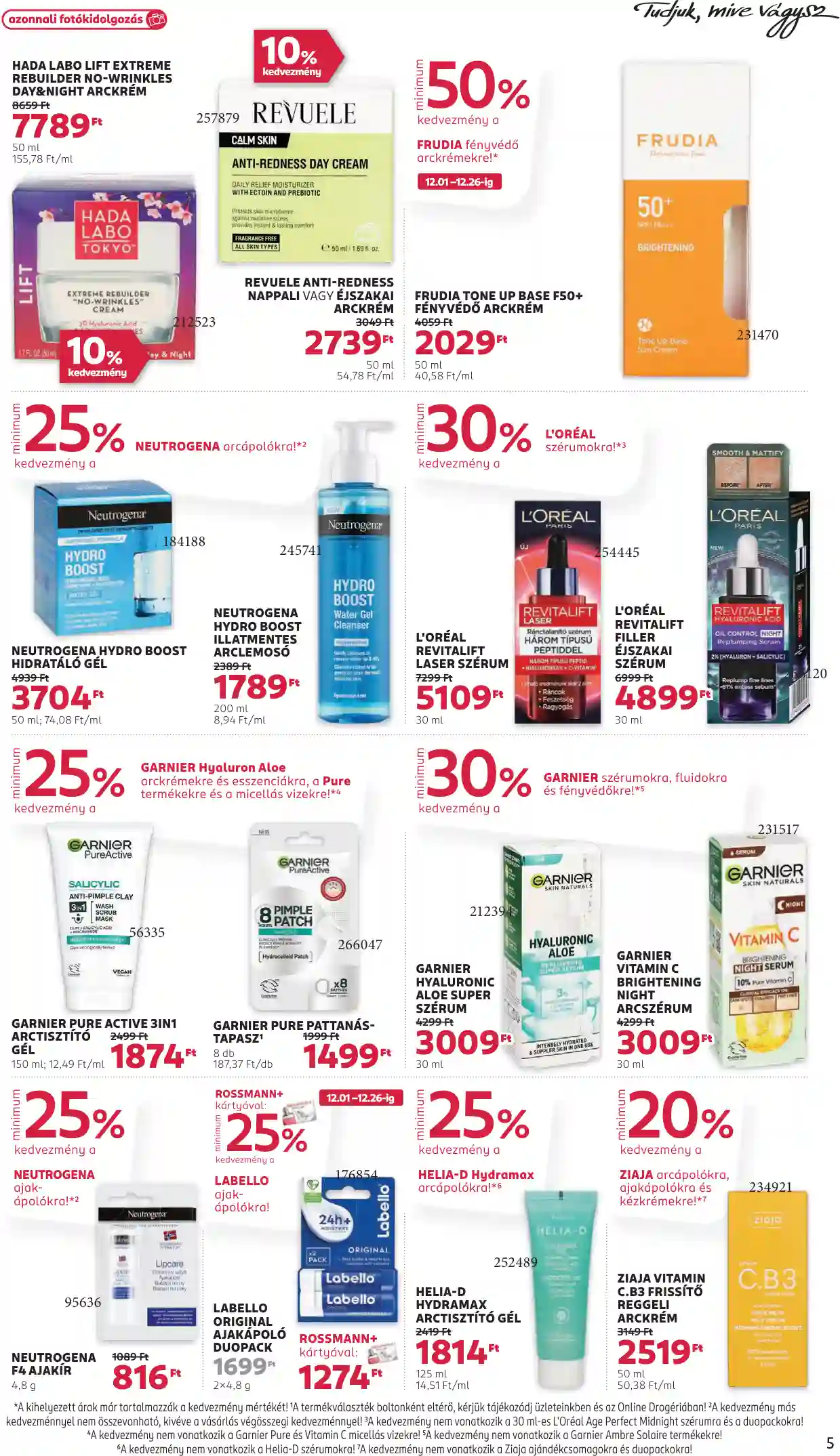 Rossmann akciós újság 51. hét (35 oldal)