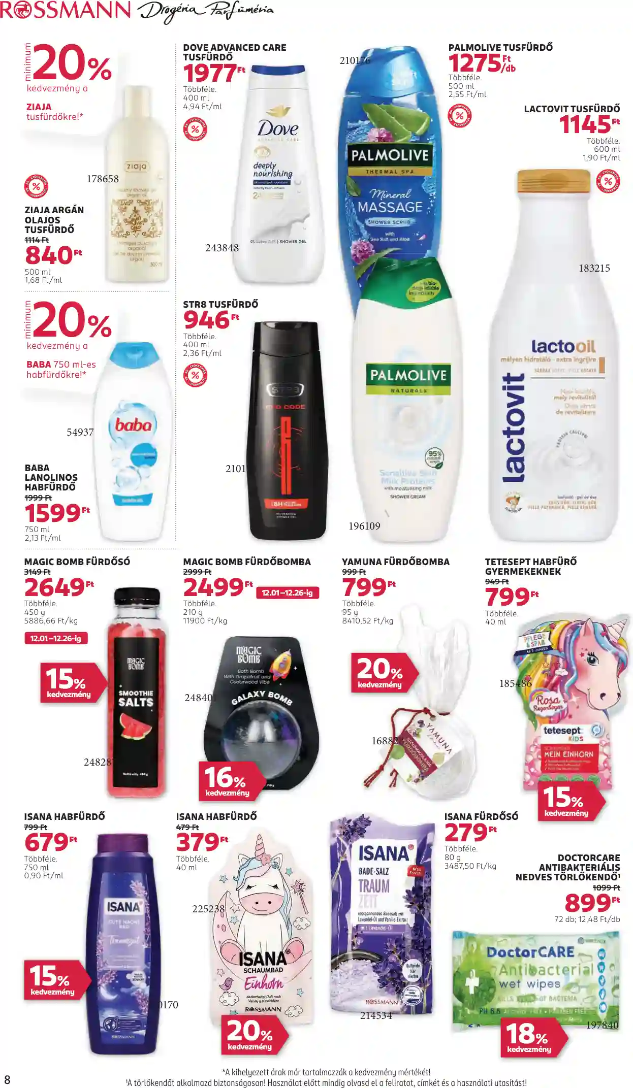 Rossmann akciós újság 51. hét (38 oldal)