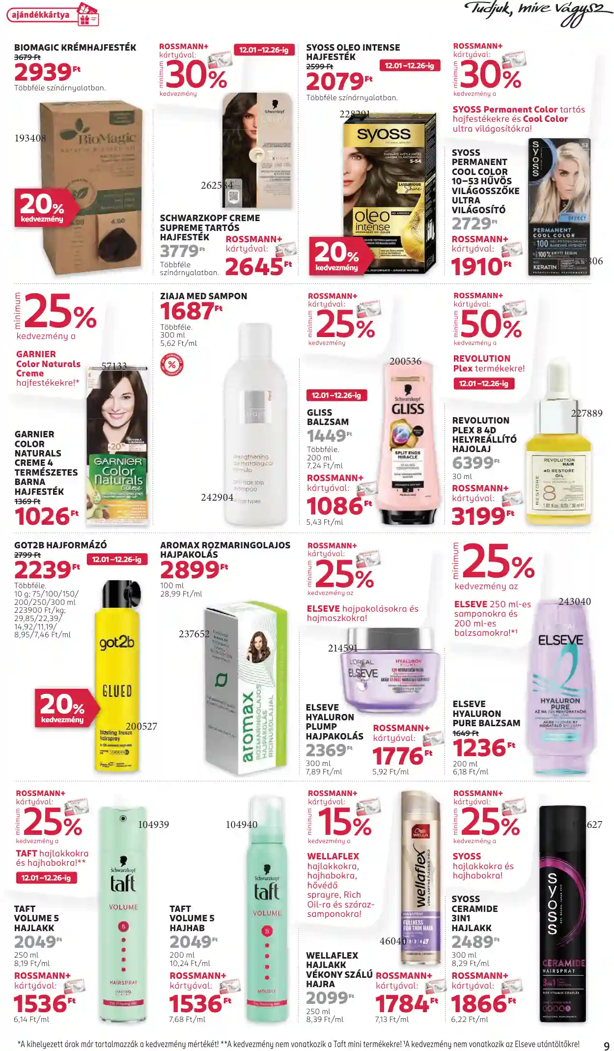 Rossmann akciós újság 51. hét (39 oldal)