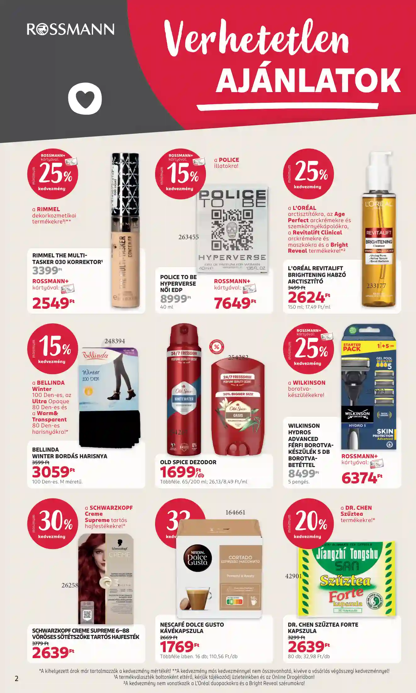 Rossmann akciós újság 2. hét (2 oldal)