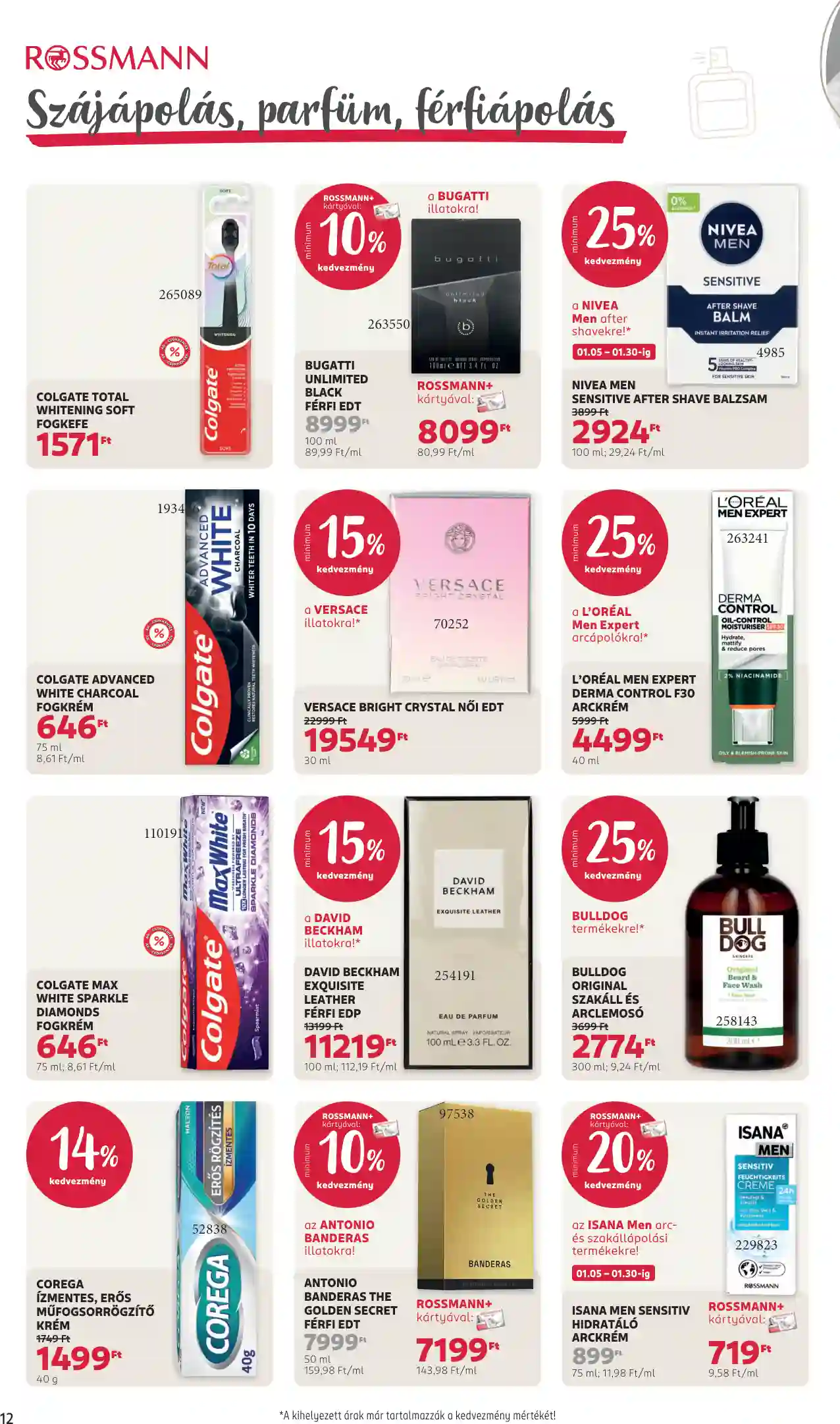 Rossmann akciós újság 2. hét (4 oldal)