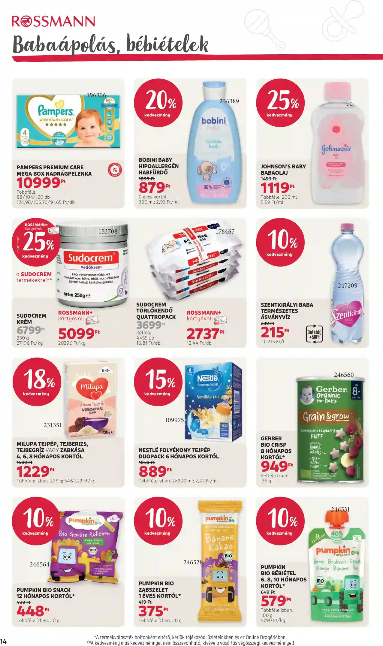 Rossmann akciós újság 2. hét (6 oldal)